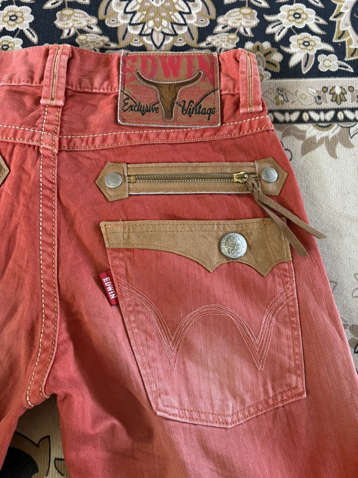 Edwin 🔥RARE🔥🔥Vintage EDWIN Exclusive Vintage Jeans Size US 31 - 3 Thumbnail