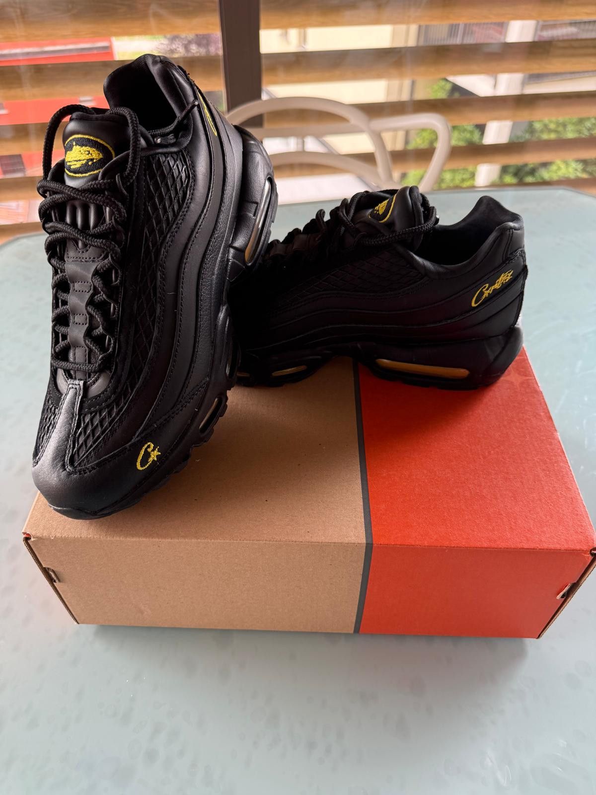 Corteiz × Nike Nike Air Max 95 black–LIMITED EDITION–Nike x Corteiz–new Size US 8.5 / EU 41-42 - 1 Thumbnail