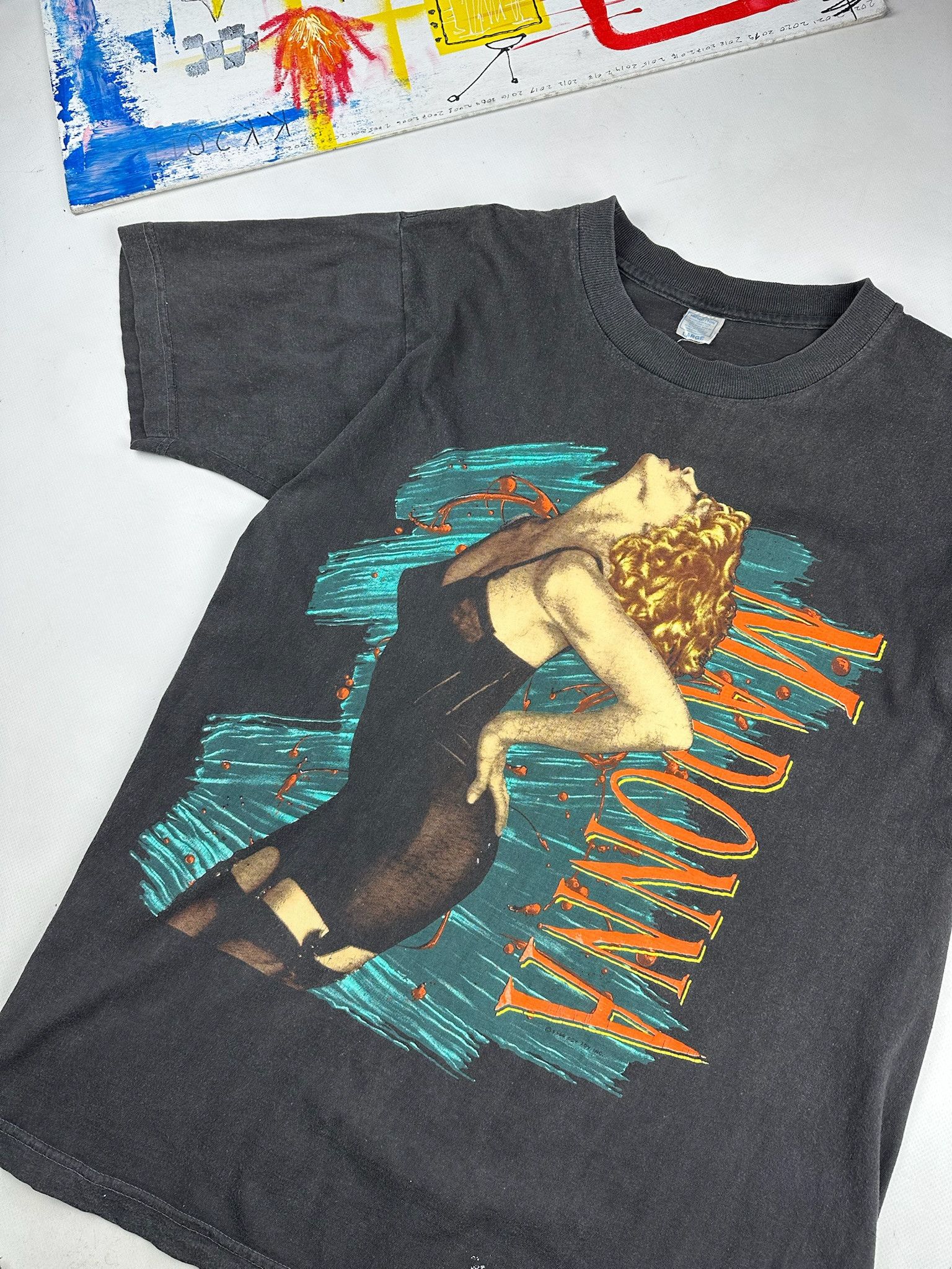 Band Tees Vintage Madonna T Shirt 1990 tour tee Size US L / EU 52-54 / 3 - 4 Thumbnail