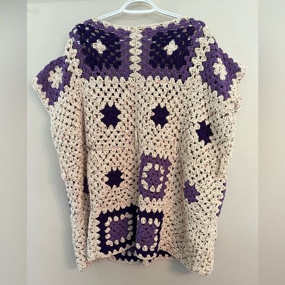 Homemade Hand-crocheted cardigan Size L / US 10 / IT 46 - 5 Thumbnail
