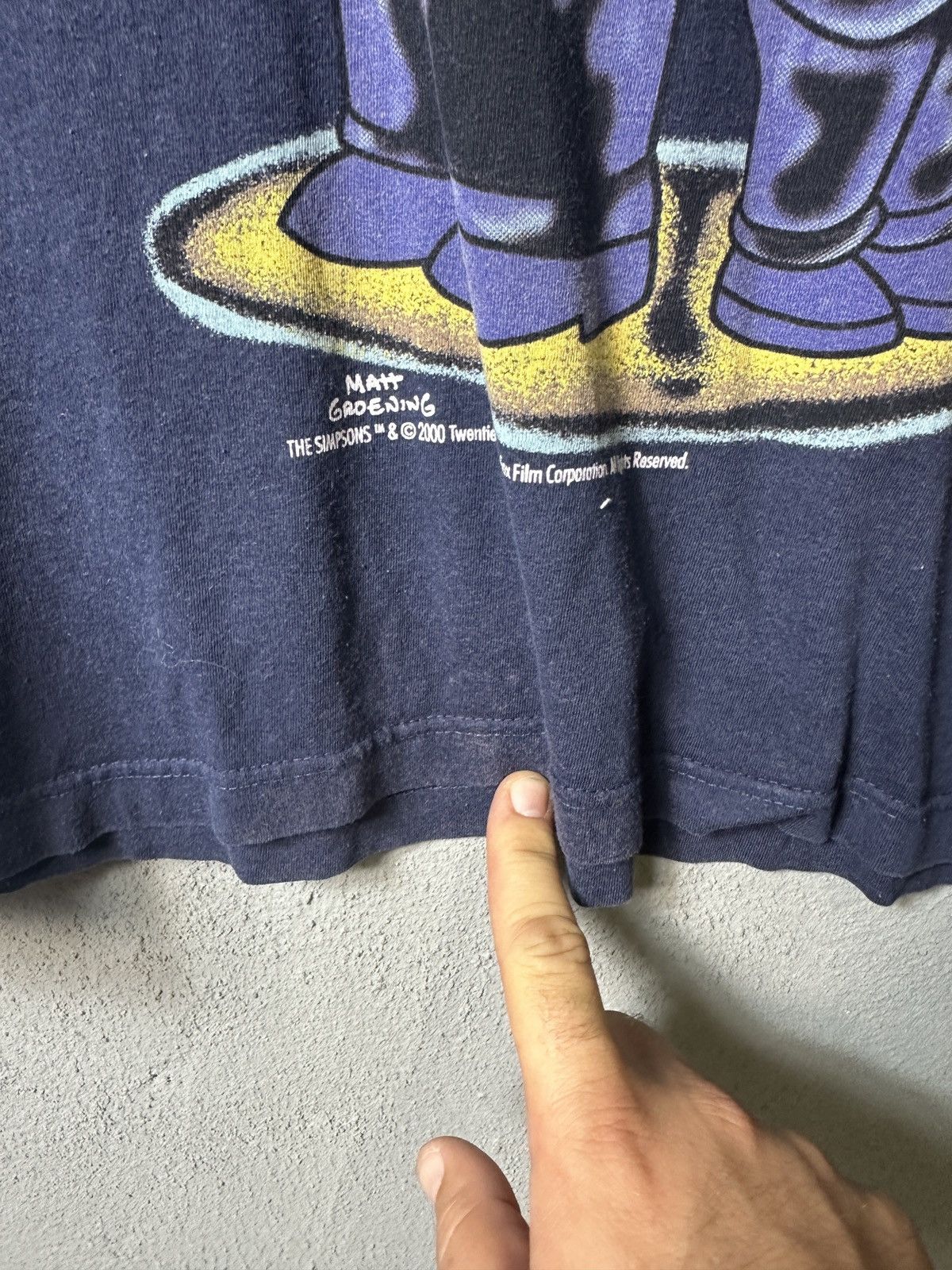 The Simpsons × Vintage vintage Homer and Bart Simpson FBI t shirt 2000 Size US M / EU 48-50 / 2 - 4 Thumbnail