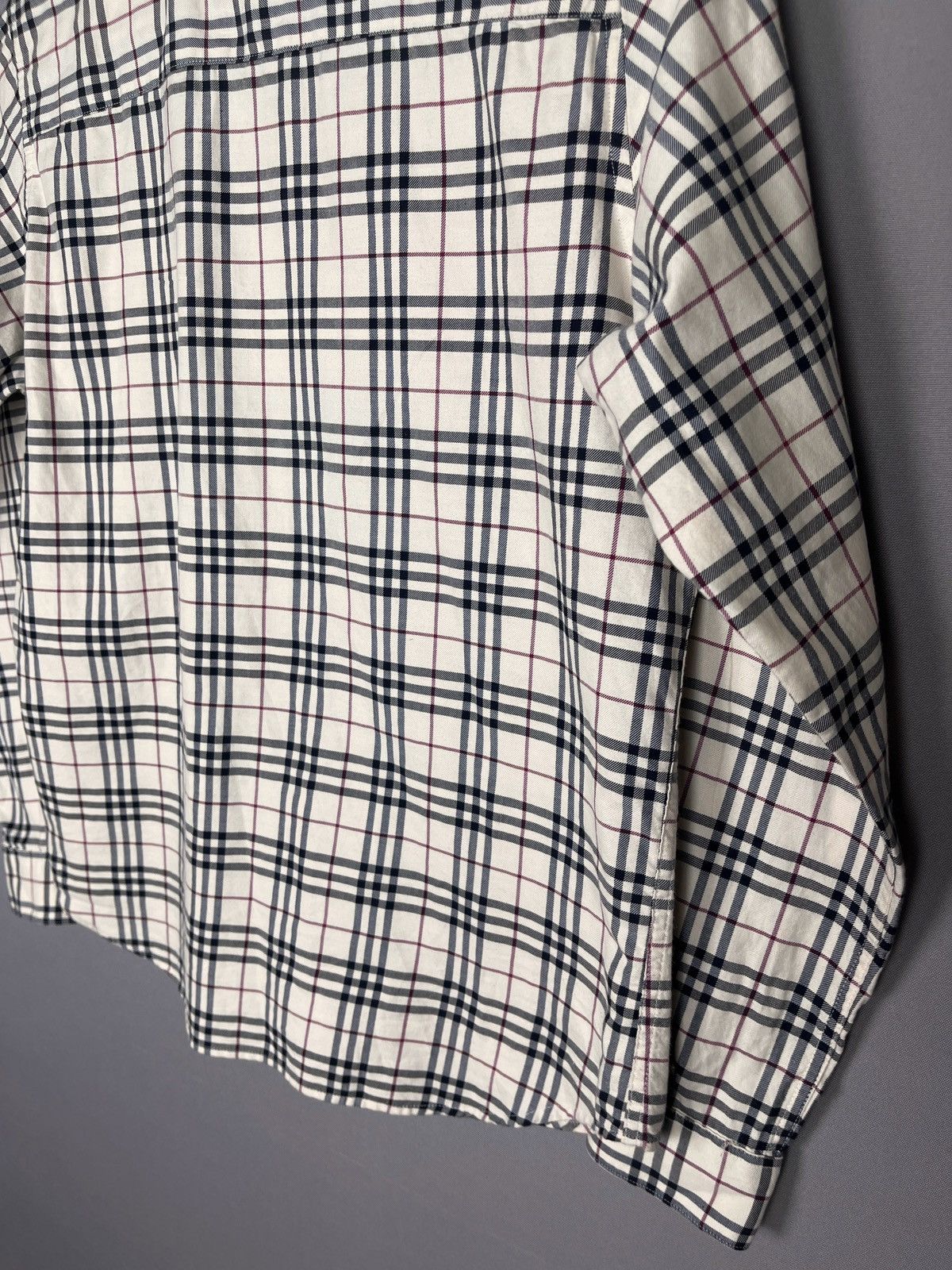 Burberry × Designer BURBERRY Y2K Nova Check Shirt Size M / US 6-8 / IT 42-44 - 9 Thumbnail