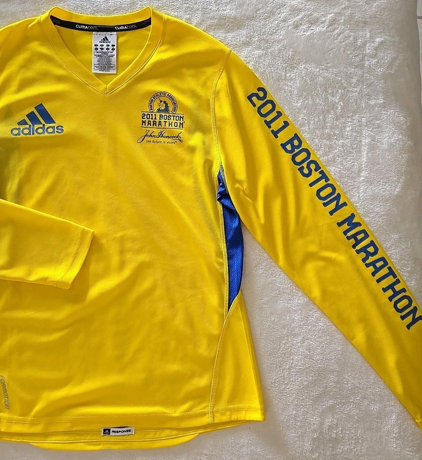 Other Adidas 2011 Boston Marathon Jersey Shirt Small John Hancock Size S / US 4 / IT 40 - 2 Thumbnail