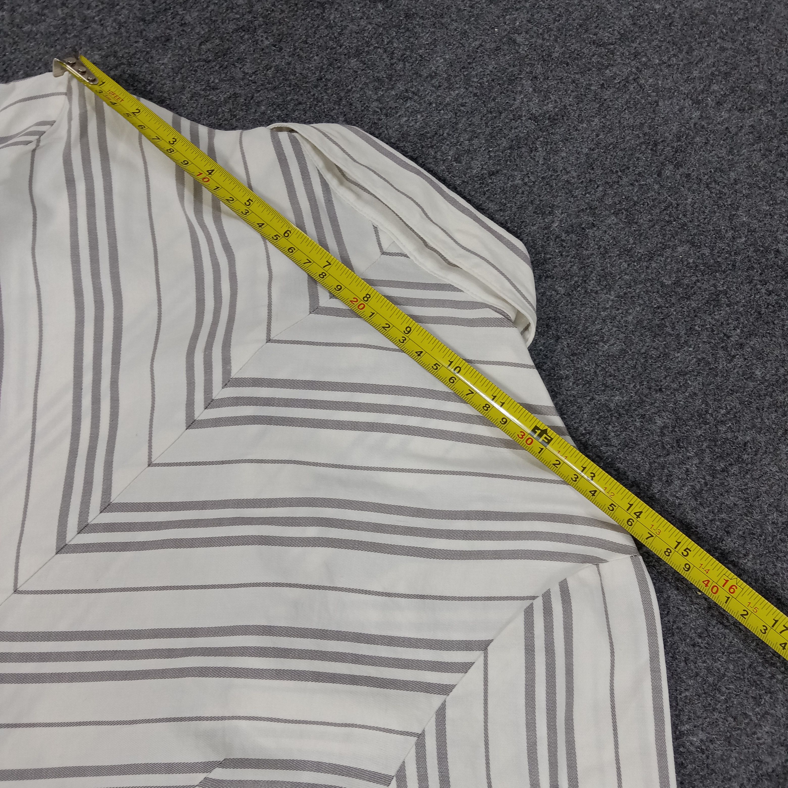 Burberry × Vintage Burberry London Designer Brand Stripes Shirt Jacket Size XS / US 0-2 / IT 36-38 - 7 Thumbnail