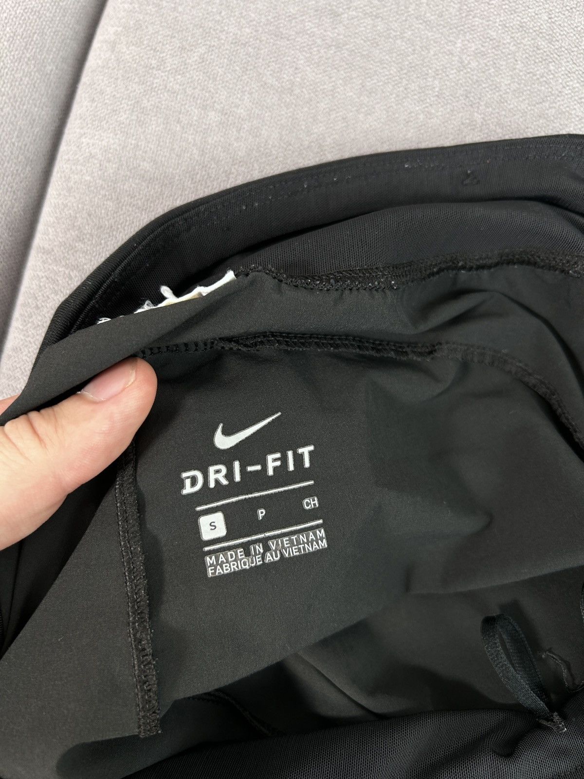 Nike × Vintage Vintage Nike Y2K Black Drill Baggy Track Pants Size US 30 / EU 46 - 5 Thumbnail