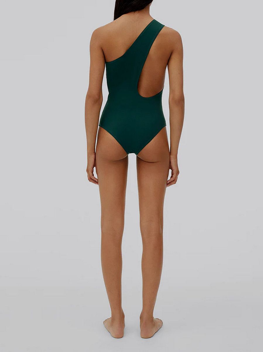 Bottega Veneta BOTTEGA VENETA green one piece swimsuit swimwear Medium q Size 28" / US 6 / IT 42 - 4 Thumbnail