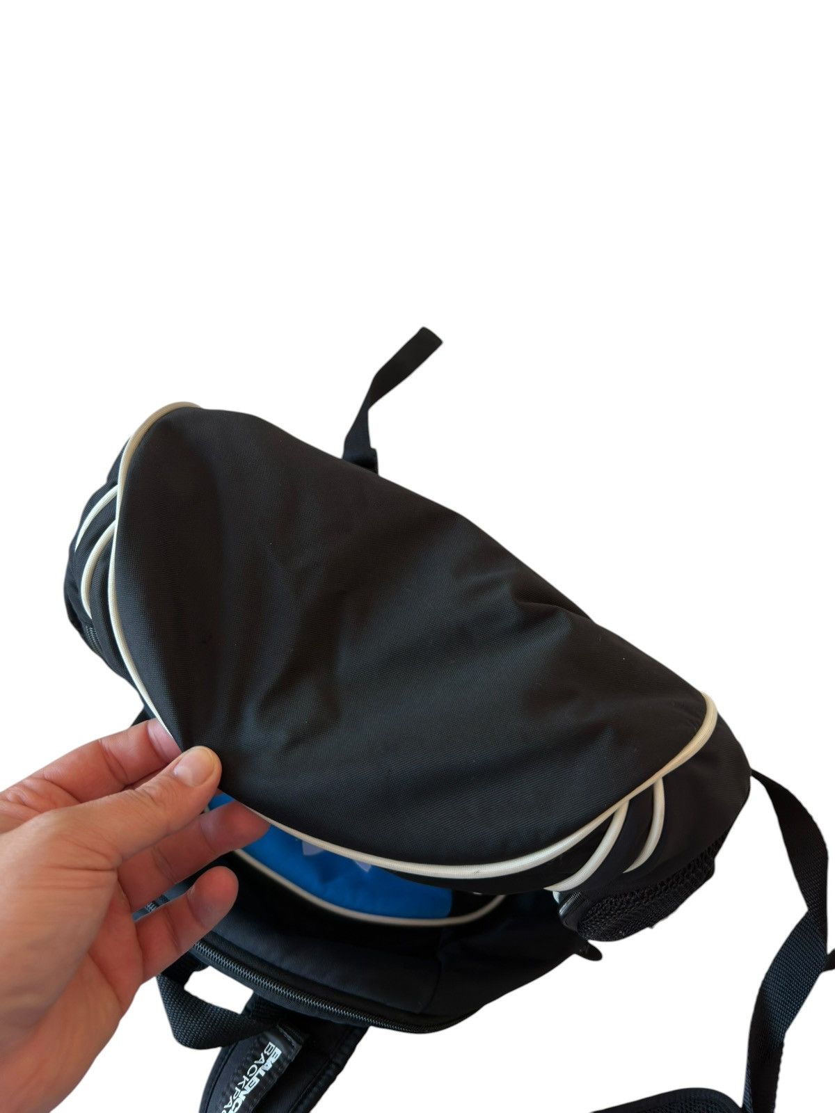 Adidas × Balenciaga *RARE* BALENCIAGA X ADIDAS BLUE SPORT BACKPACK STRIPES Size ONE SIZE - 10 Thumbnail