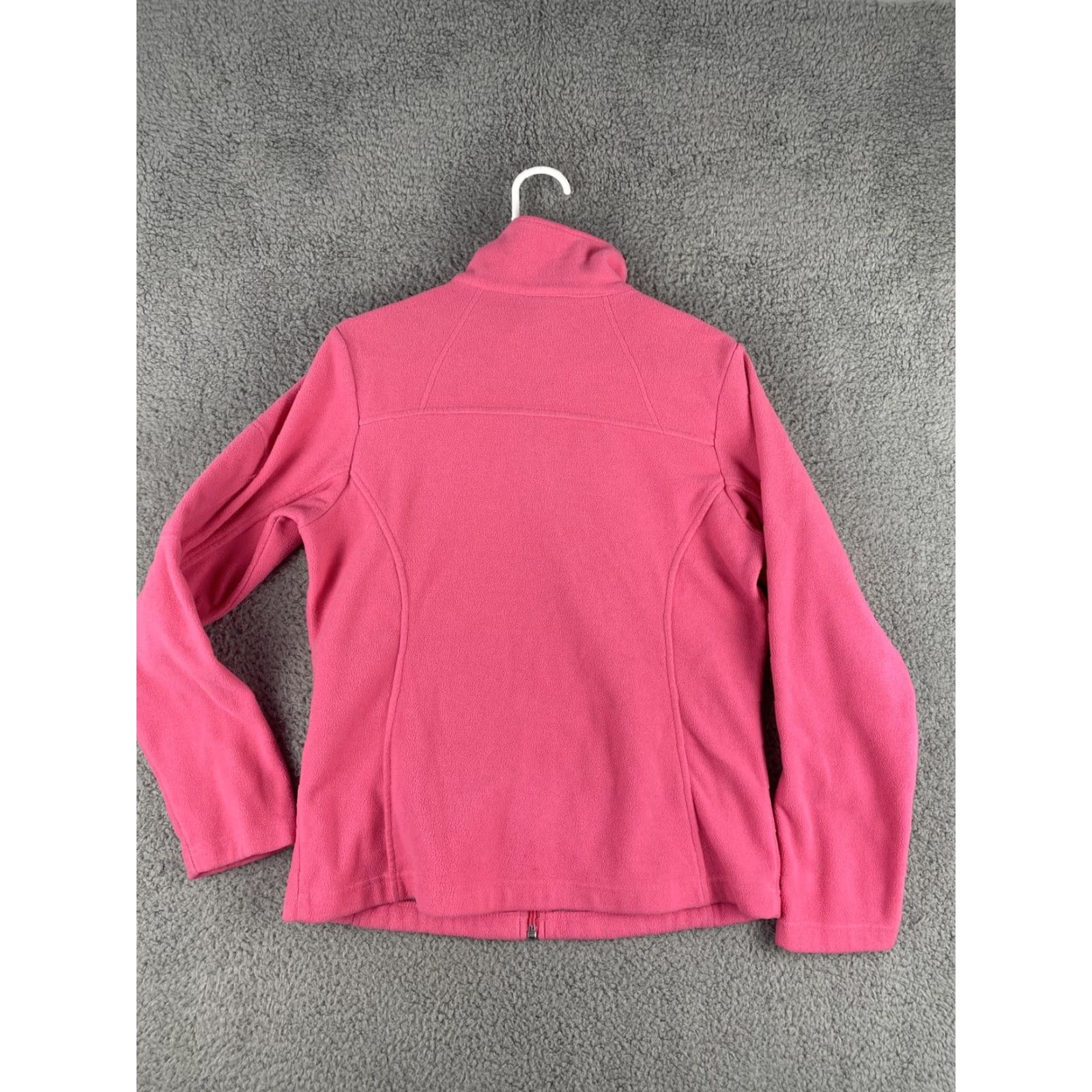 Pinko Columbia Women’s Medium Pink Full Zip Fleece Jacket Zipped Pockets Jacket Regular Zip Pockets Women M Pink Columbia Size M / US 6-8 / IT 42-44 - 6 Thumbnail