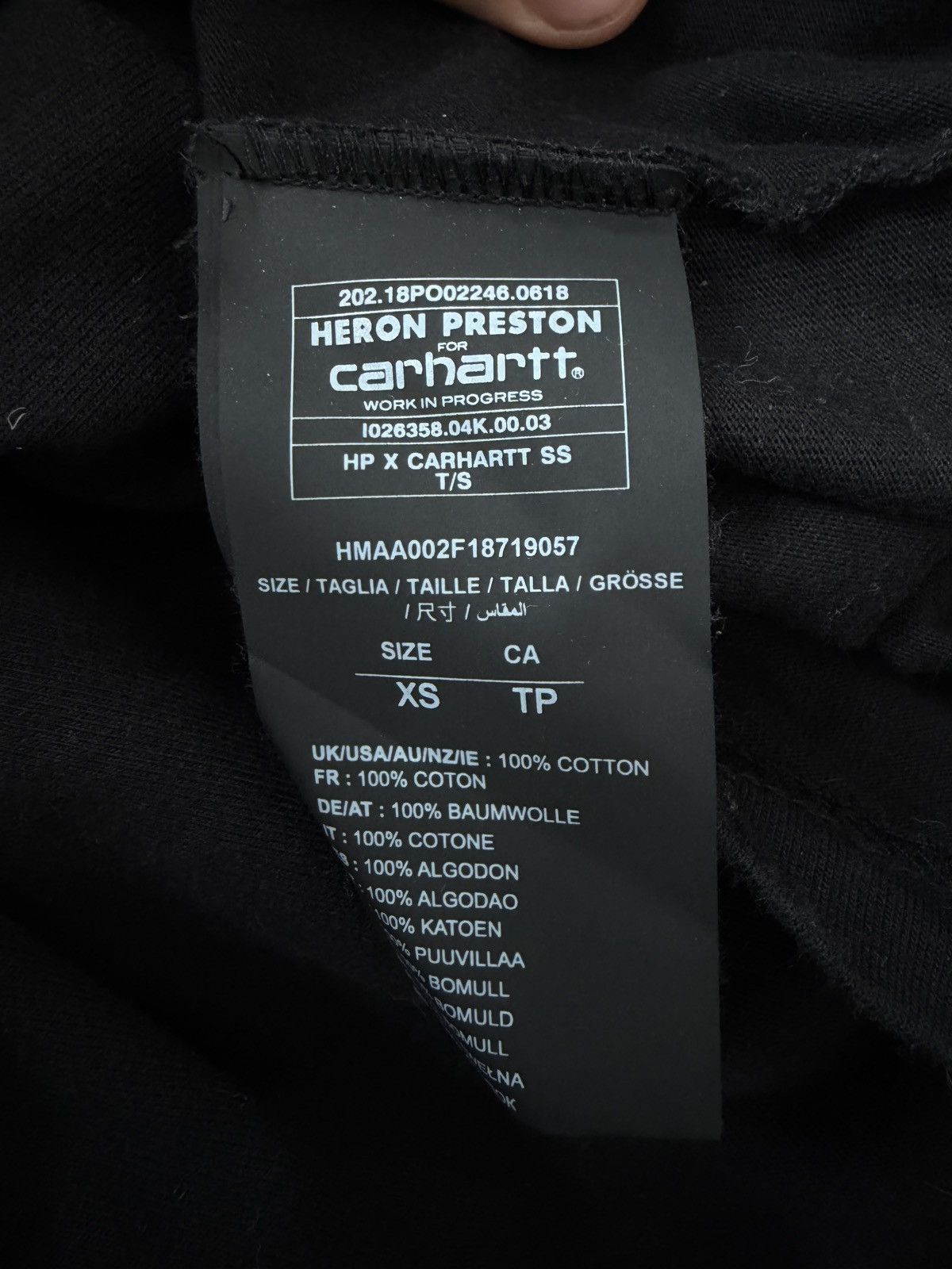 Carhartt × Heron Preston CARHARTT X HERON PRESTON WORKWEAR T SHIRT Size US XS / EU 42 / 0 - 7 Thumbnail