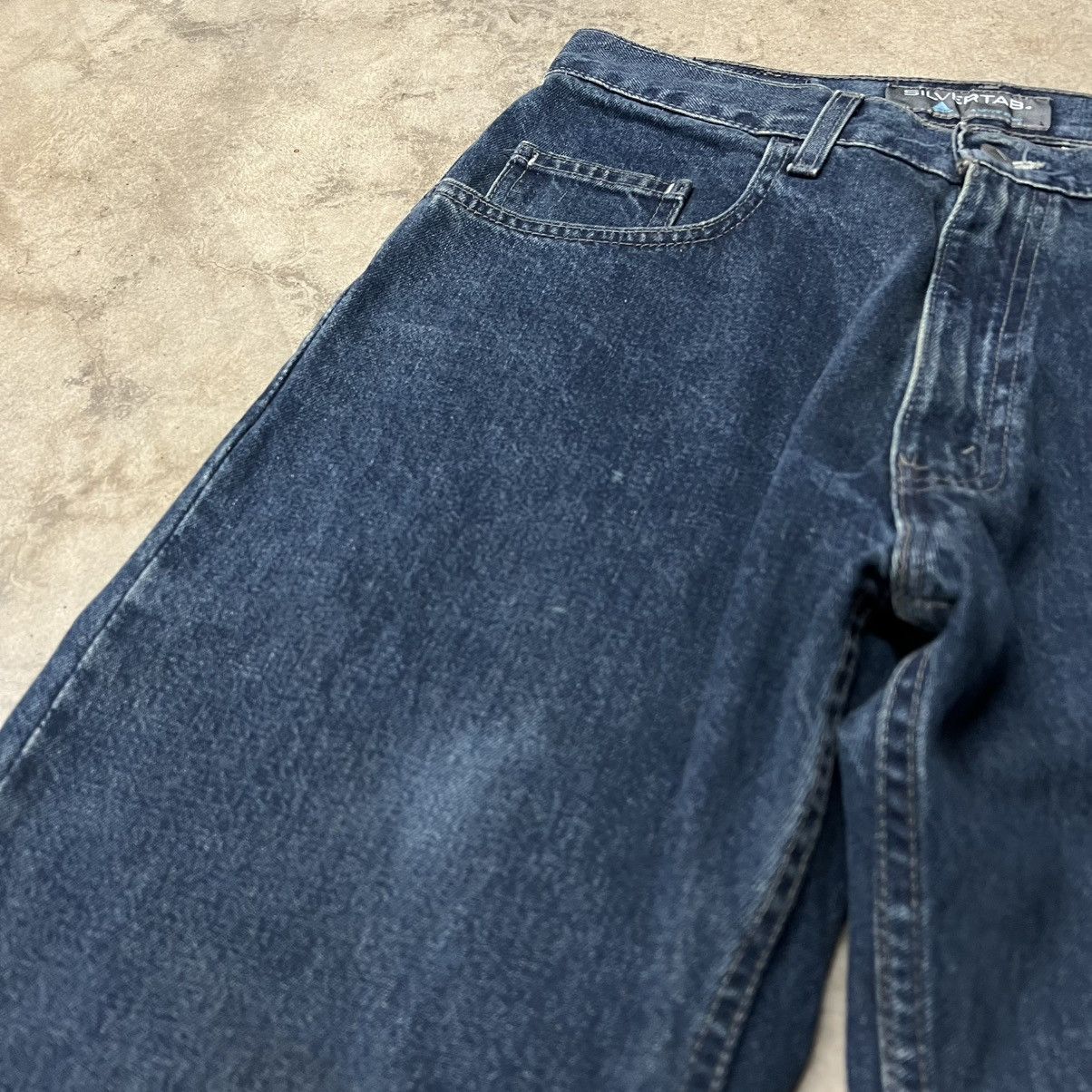 Levi's × Levi's Vintage Clothing × Vintage Vintage 2000’s Levi’s Silver-Tab BAGGY Wide-Leg Denim Jeans Size US 31 - 8 Thumbnail