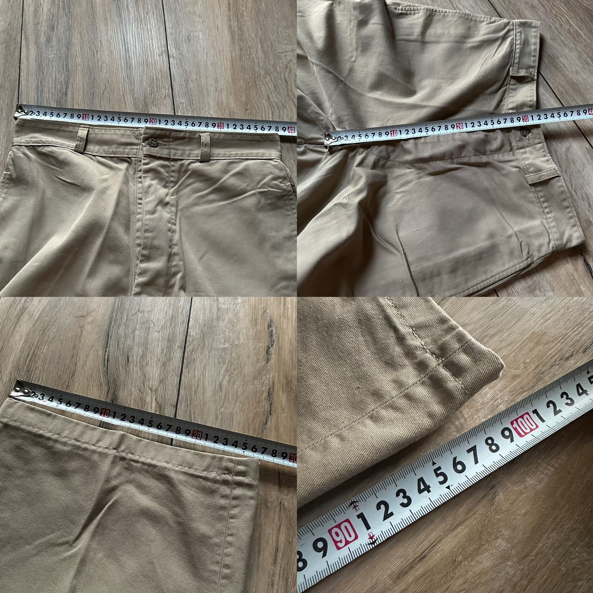 Vintage US Military Vintage Khaki Wide-Leg Pants Size US 30 / EU 46 - 9 Thumbnail