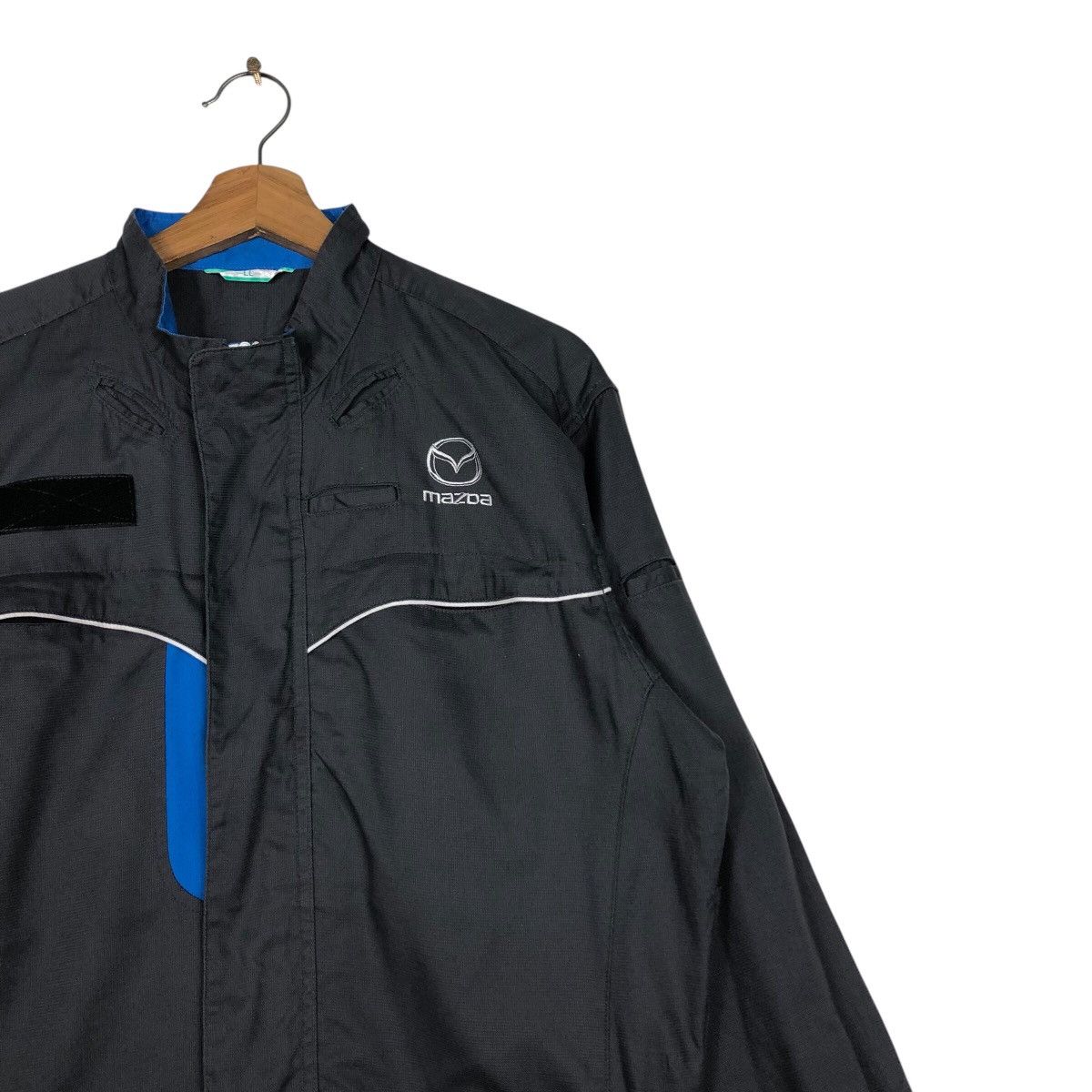 Japanese Brand Vintage Coverall Chore Worker Racing Mazda Big Logo Backhit Size US 36 / EU 52 - 7 Thumbnail