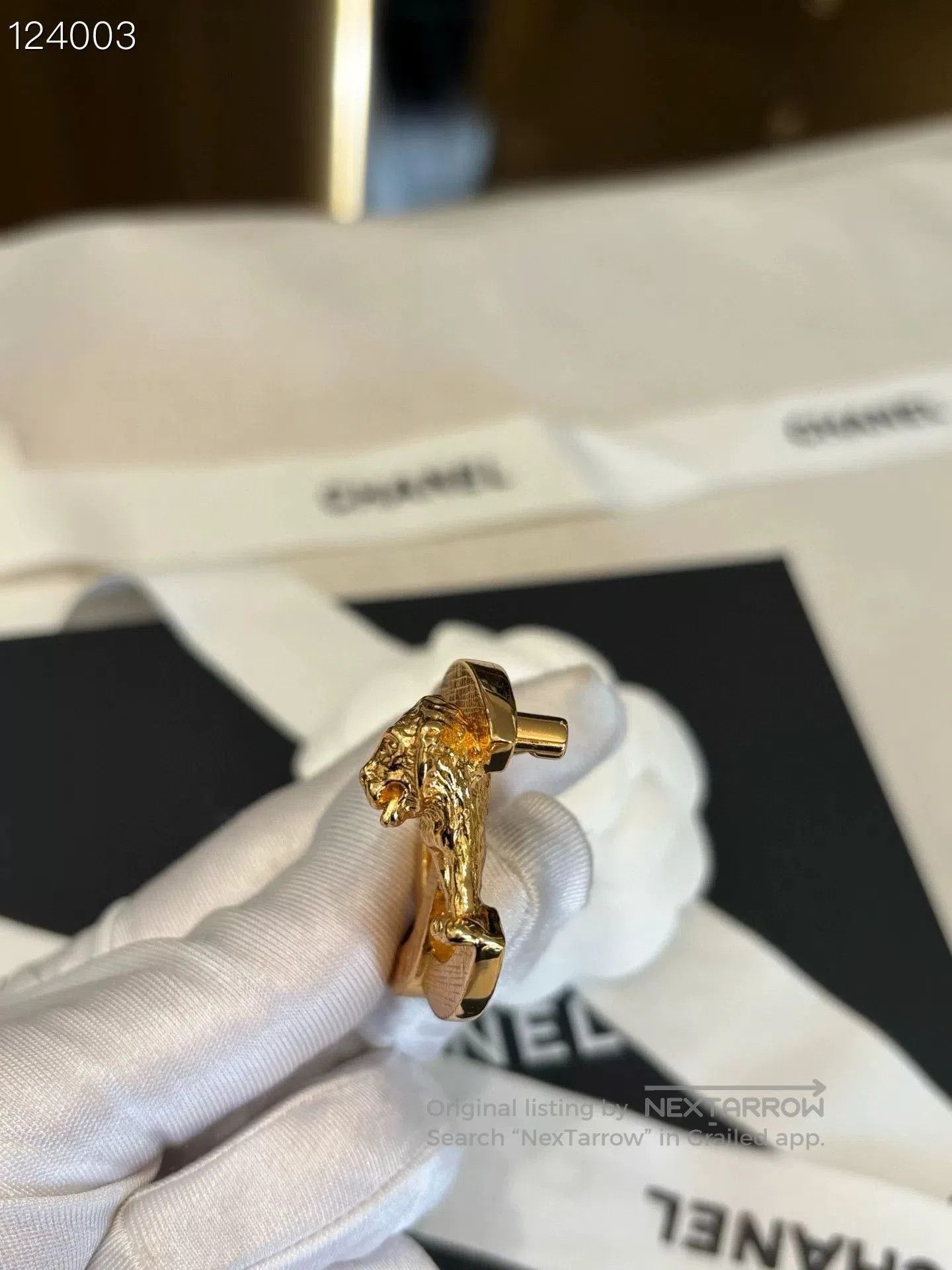 Chanel Chanel 22A Limited Double C Lion Brooch. Size ONE SIZE - 3 Thumbnail