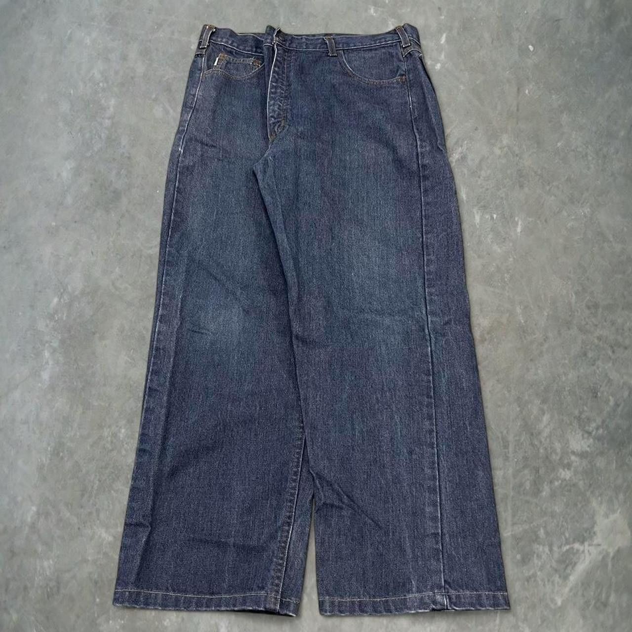 Vintage Crazy Vintage Y2K/2000s Baggy Carhartt Flame Resistant Workwear Dark Wash Denim Jeans! Size US 40 / EU 56 - 2 Thumbnail