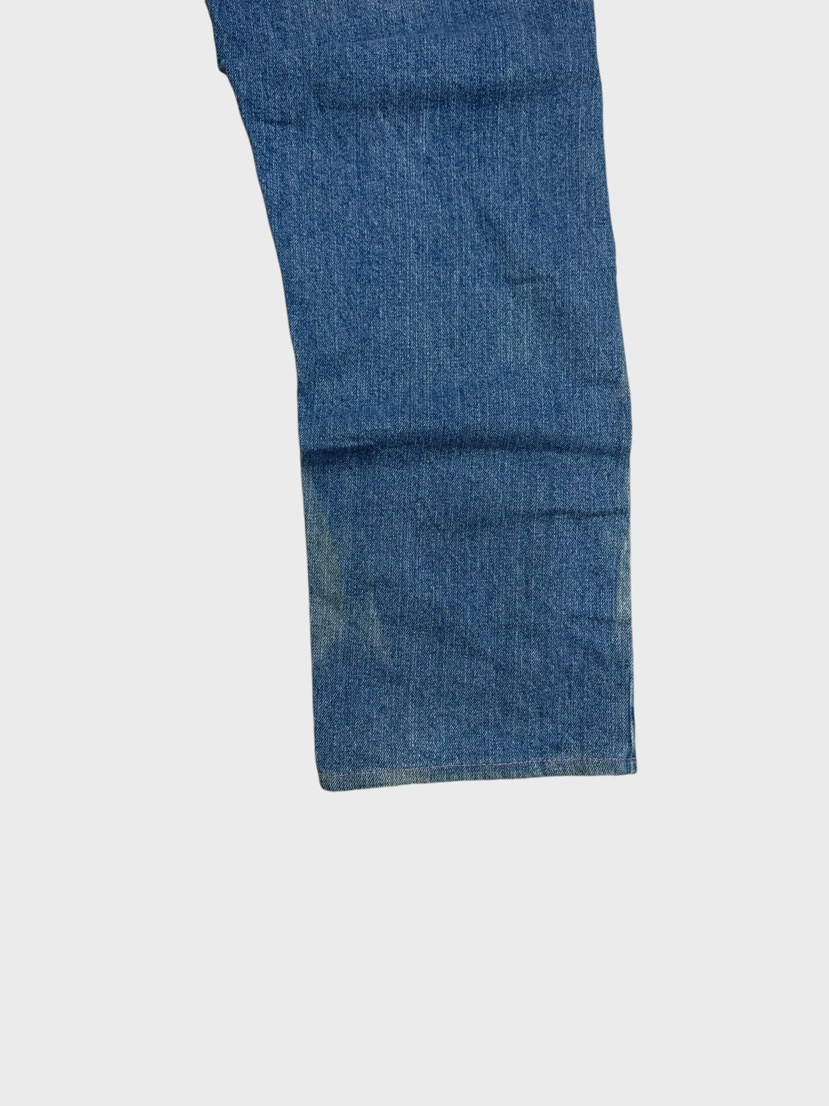 Japanese Brand VINTAGE KARAKURI TAMASHI TRADITION DRAGON ACID WASH DENIM Size US 32 / EU 48 - 14 Thumbnail