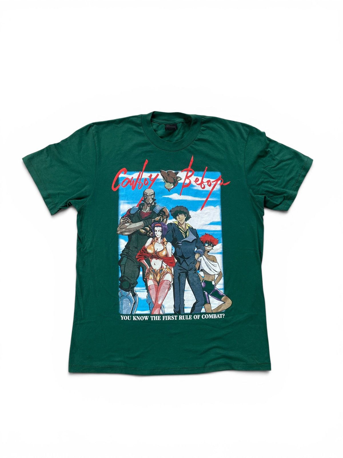 Japanese Brand Rare Cowboy Bebop Faye Anime Tee Dark Green Size US L / EU 52-54 / 3 - 1 Thumbnail