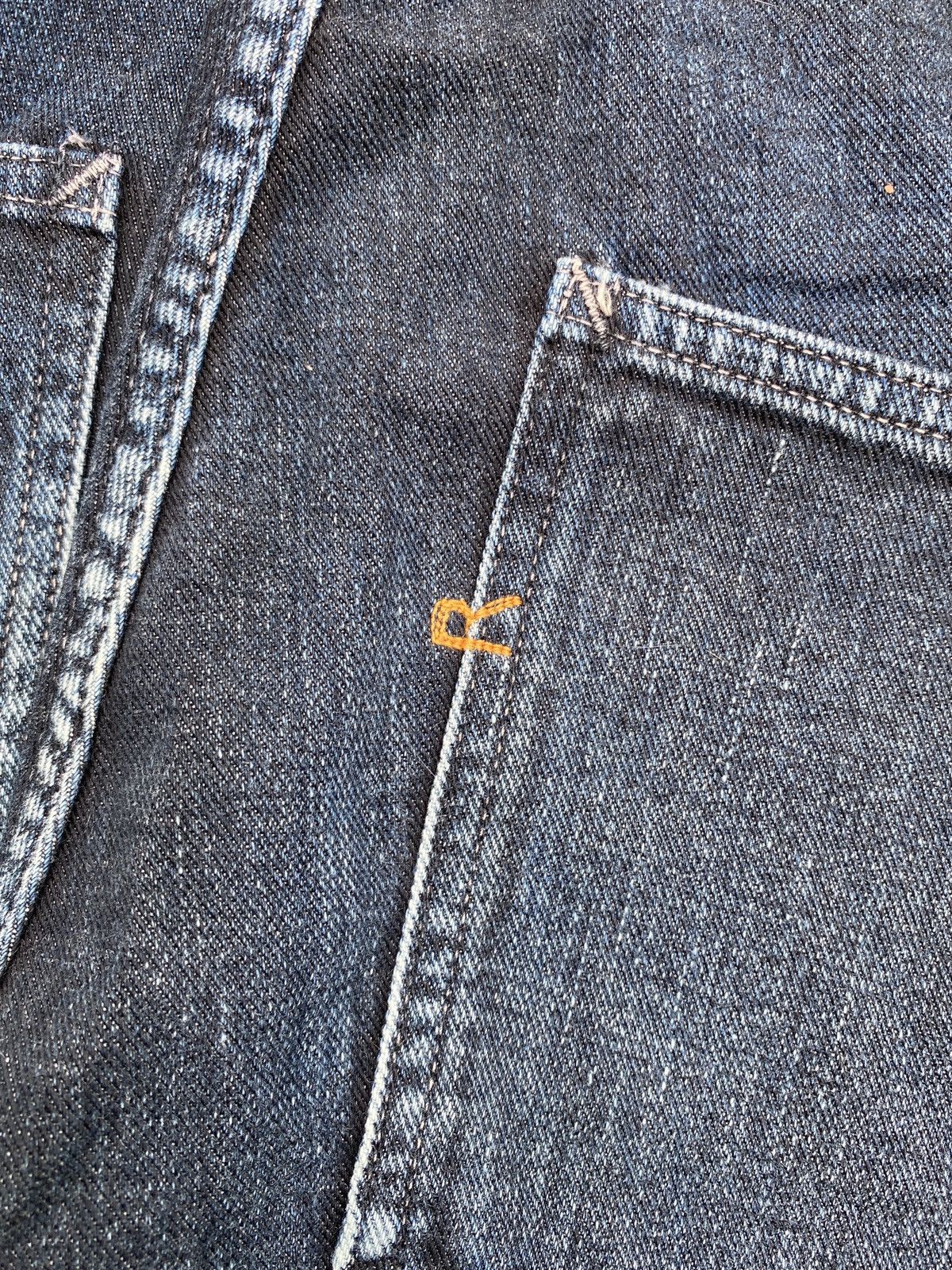 45rpm × Indigo × Japanese Brand 2000s - 45RPM Japan Fatigue Indigo Blue Faded Flare Denim Size US 26 / EU 42 - 13 Thumbnail
