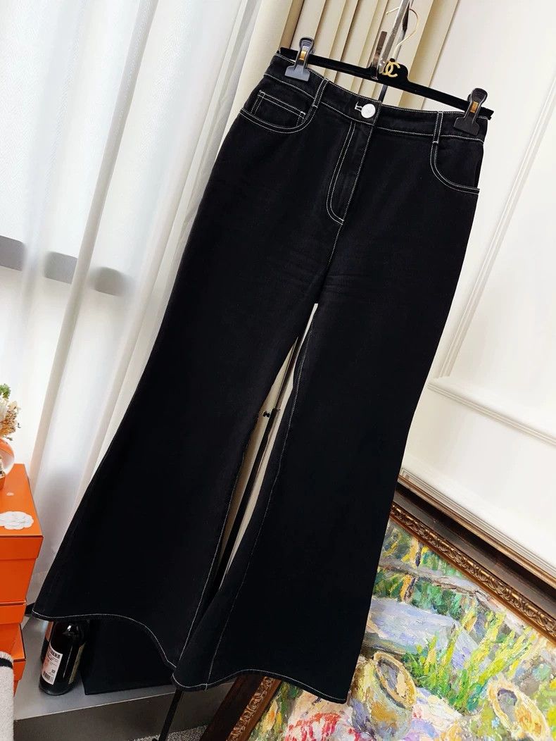 Chanel Chanel 23B black Weila cartoon jeans Size 25" / US 0 / IT 36 - 1 Thumbnail
