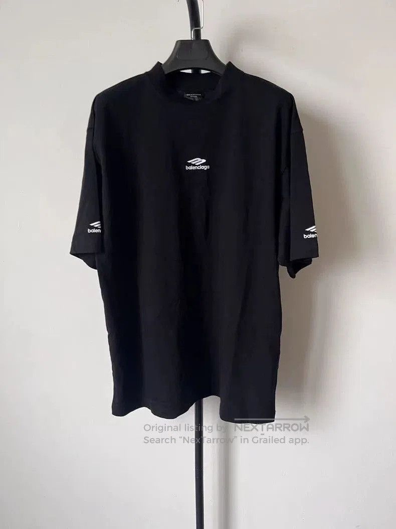 Balenciaga Balenciaga SKIWEAR Logo Print Short Sleeve T. Size US S / EU 44-46 / 1 - 1 Thumbnail