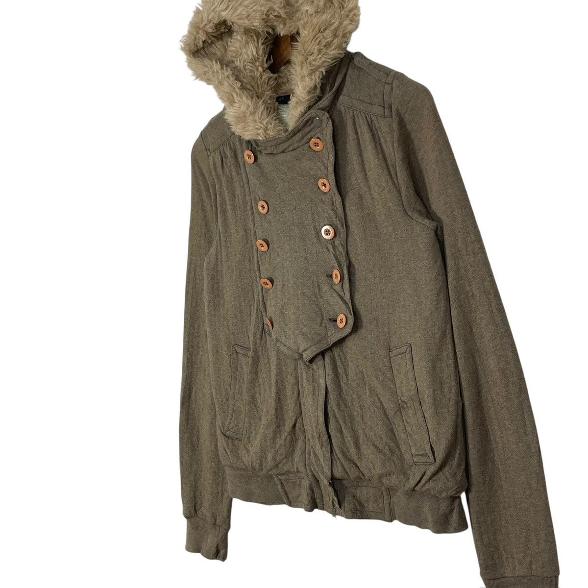 Marc Jacobs Vintage Marc Jacobs Faux Fur Hooded Jacket - Women's Size S Size S / US 4 / IT 40 - 3 Thumbnail