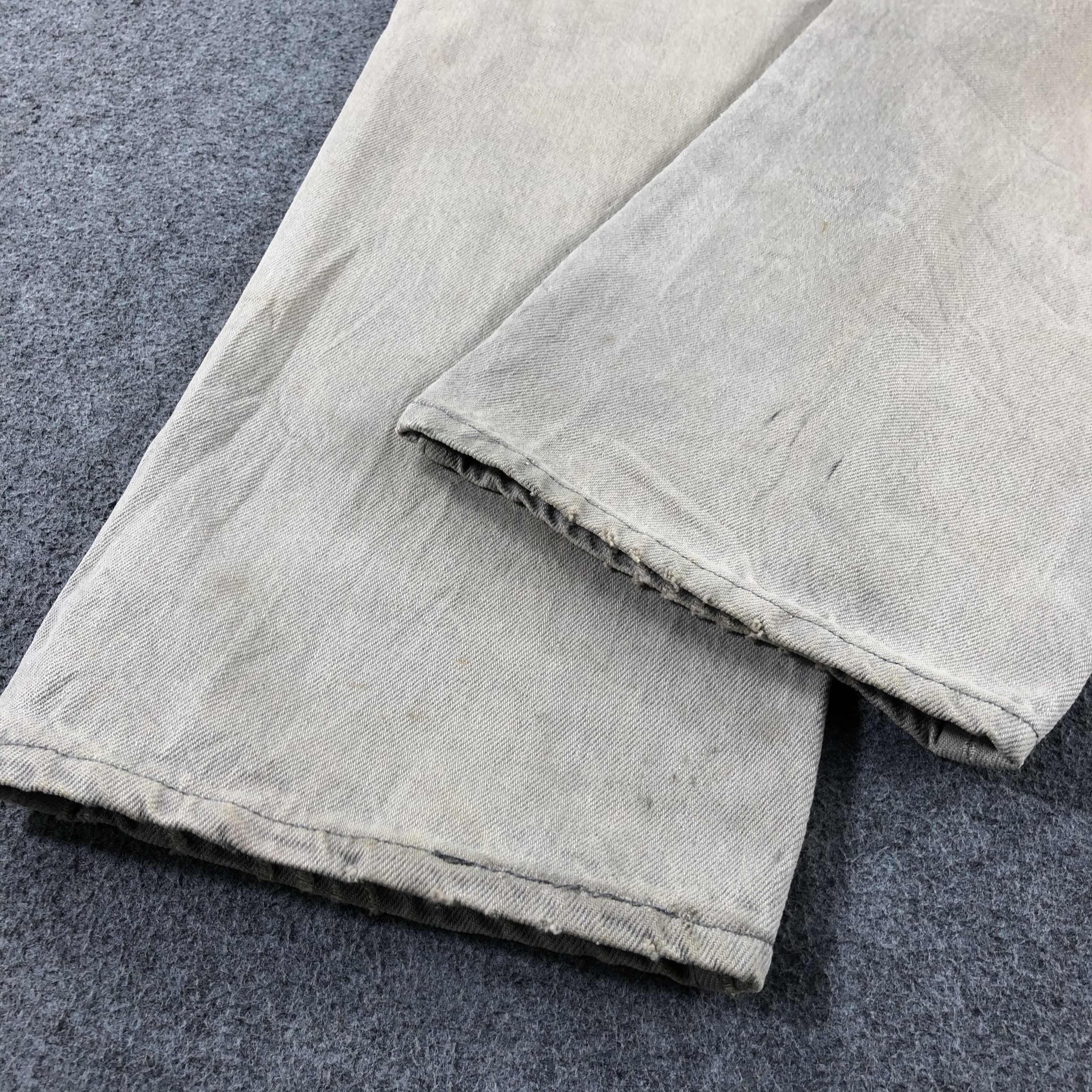 Levi's 90s Vintage Ripped Levis 501 Jeans-J2592 Size US 36 / EU 52 - 6 Thumbnail