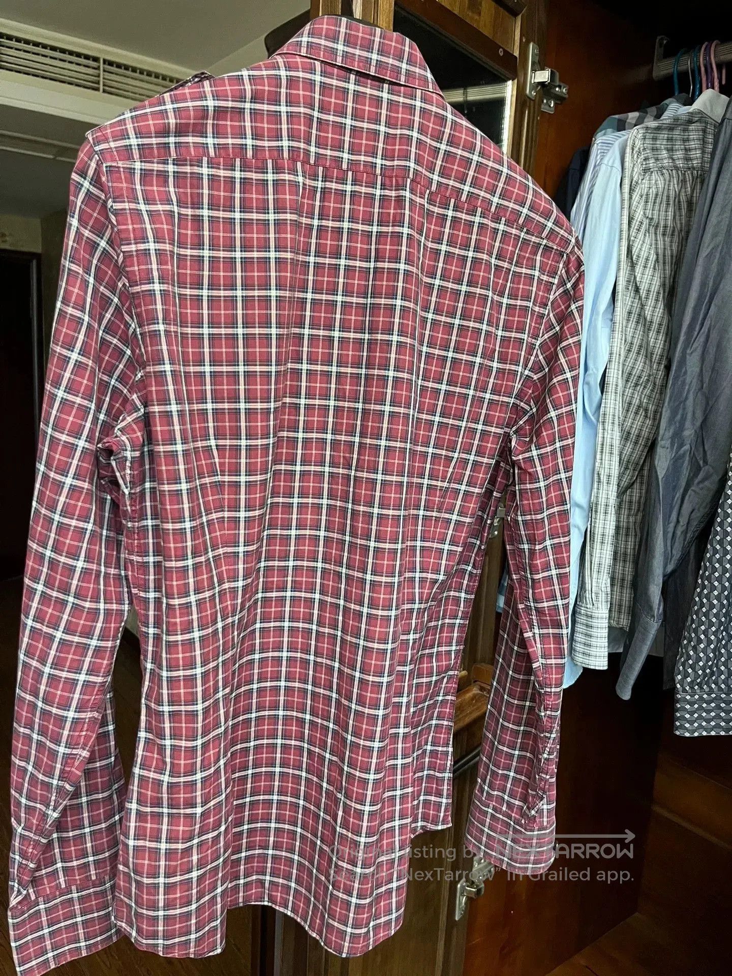 Japanese Brand Gucci Slim Fit Checkered Shirt. Size US M / EU 48-50 / 2 - 6 Thumbnail