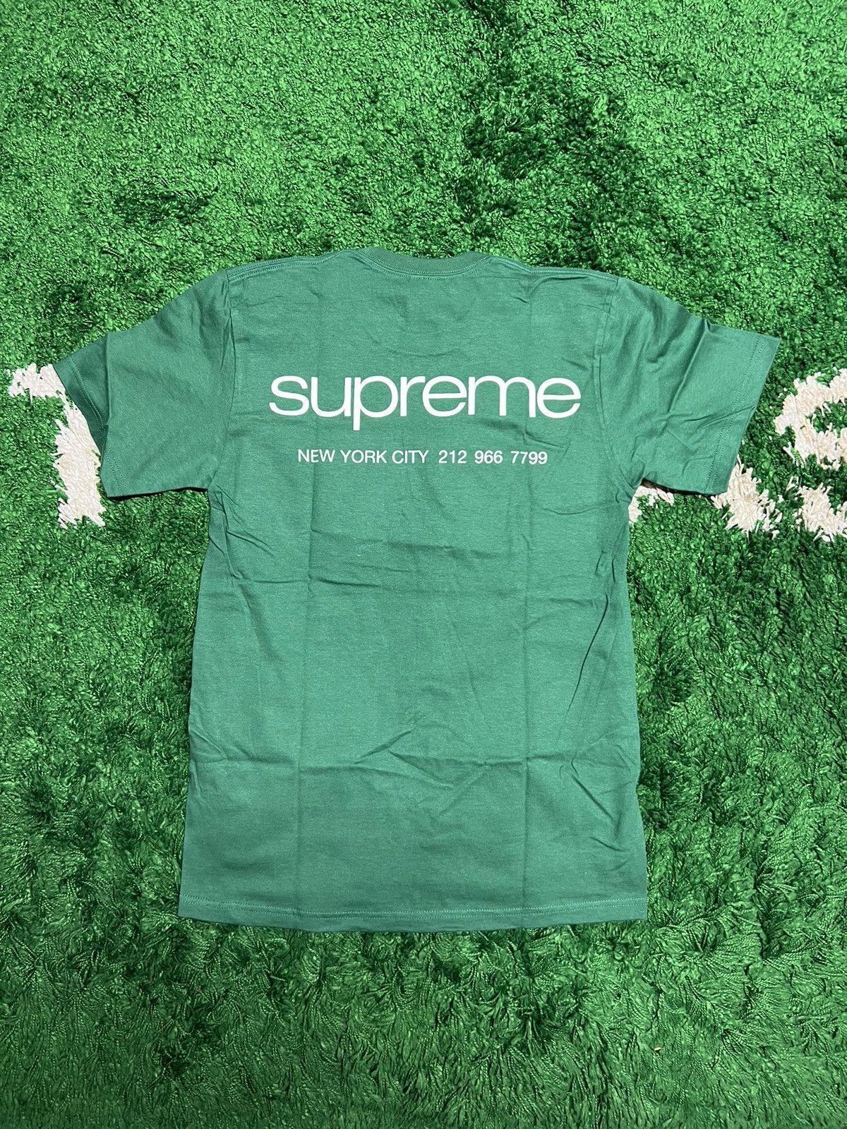 image of Supreme Nyc Tee Light Pine, Men's (Size Small)