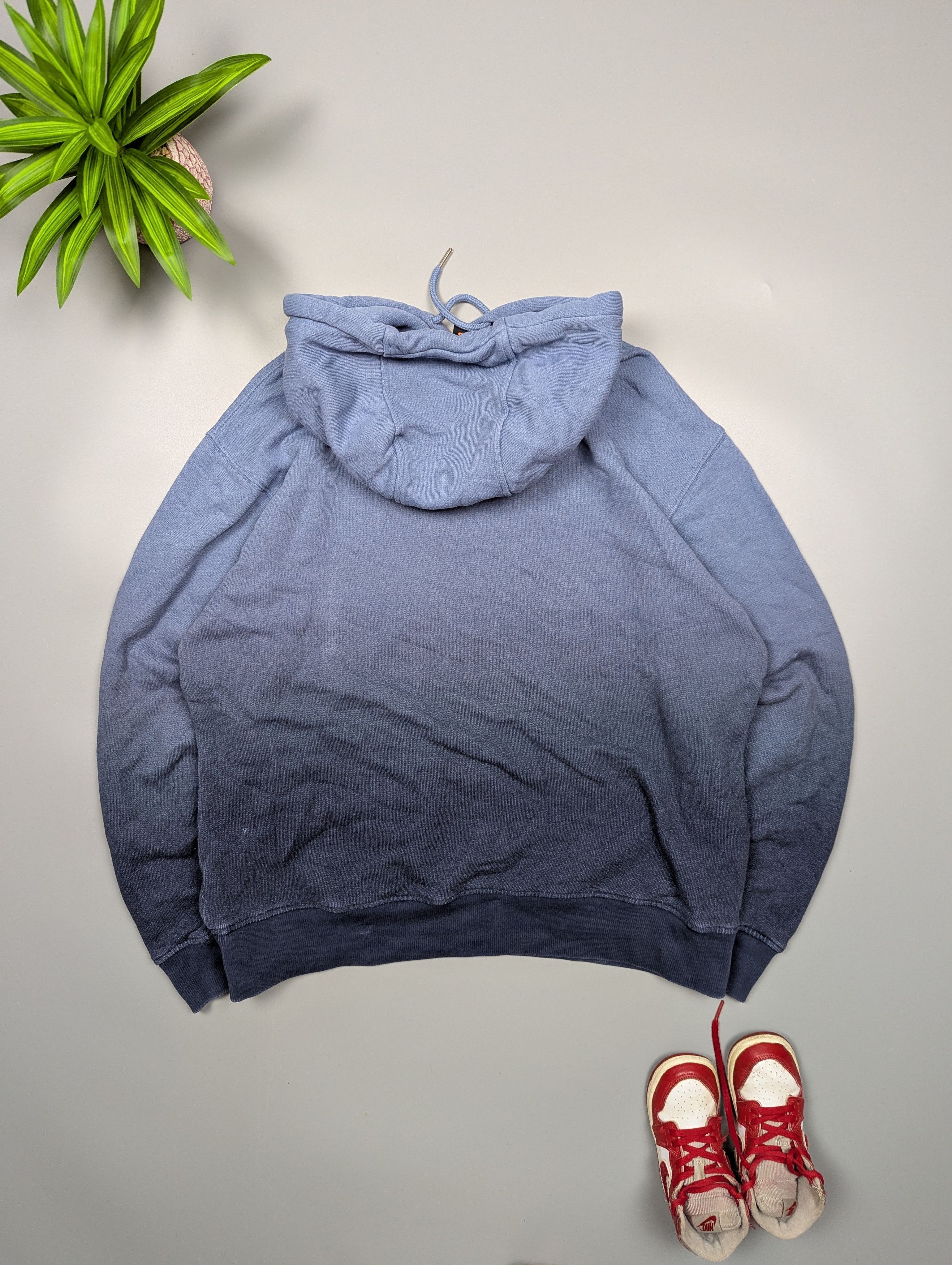 Hugo Boss Hugo Boss Men’s Gradient Dye Cotton Terry Distressed Hoodie Size US XL / EU 56 / 4 - 6 Thumbnail