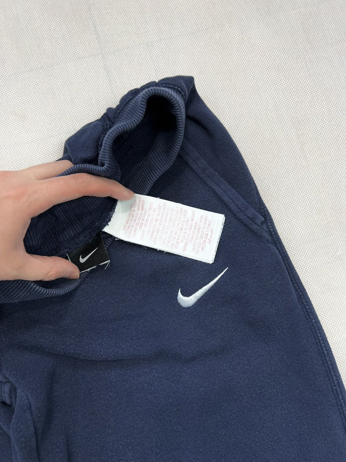 Nike × Vintage Pants Nike Small Logo Swoosh Navy Size US 32 / EU 48 - 3 Thumbnail