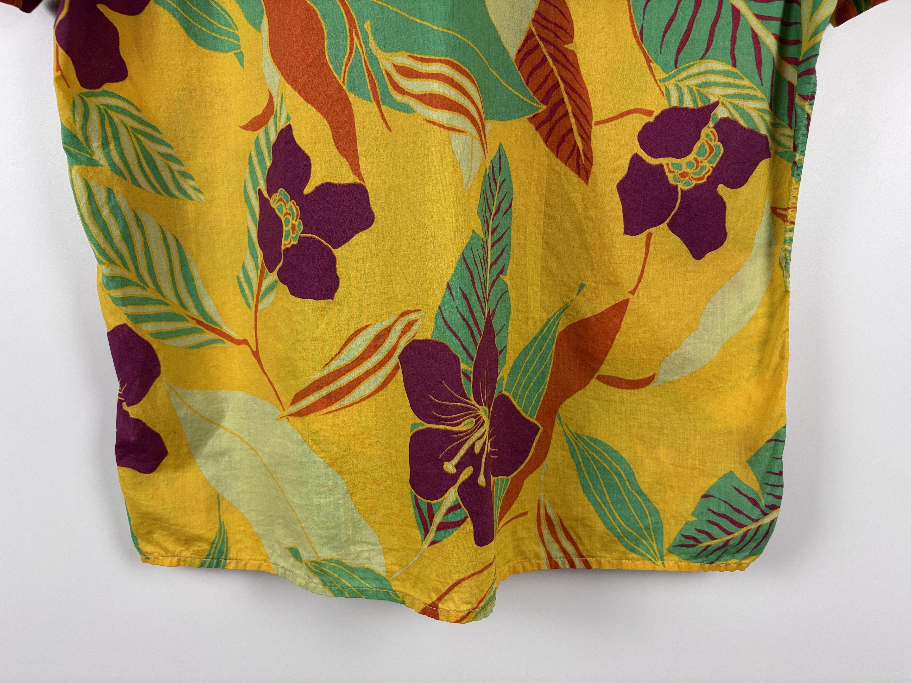 Dolce & Gabbana × Vintage Dolce & Gabbana Hawaiian Floral Short Sleeve Button Shirt 54 Size US L / EU 52-54 / 3 - 9 Thumbnail