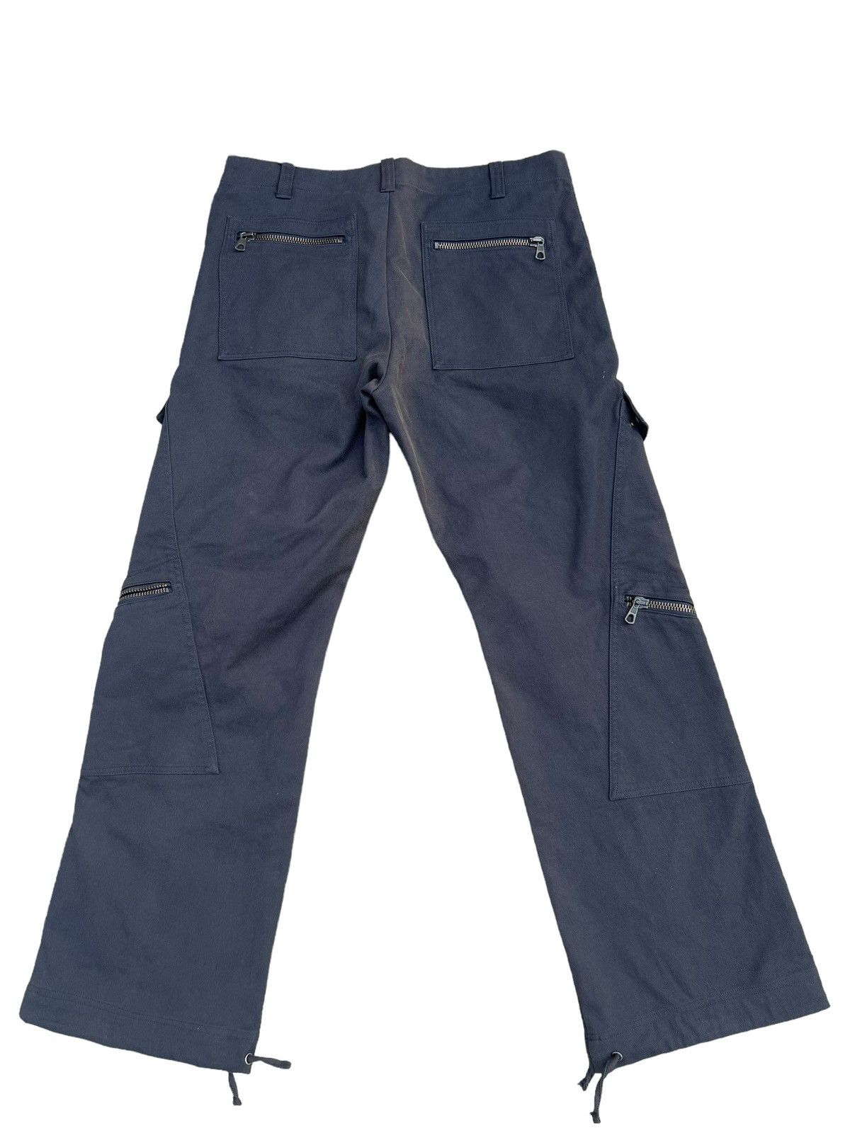 Vintage Vintage MASSIMO REBECCHI Sun Fade Flare Cargo Trouser Pant Size US 36 / EU 52 - 2 Thumbnail