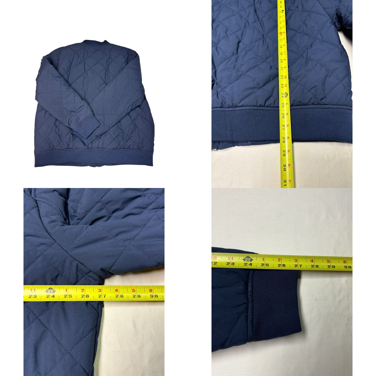 CO Levi Strauss Co Quilted Bomber Jacket Navy Blue Mens 2XL Zip Insulated Winter Casual Size US XXL / EU 58 / 5 - 8 Thumbnail