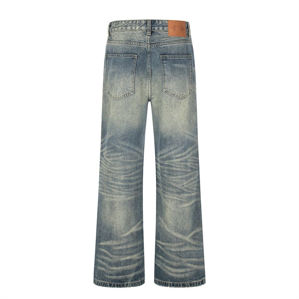 Vintage Men's Heavy-Wash Gradient Denim Jeans Size US 32 / EU 48 - 2 Thumbnail