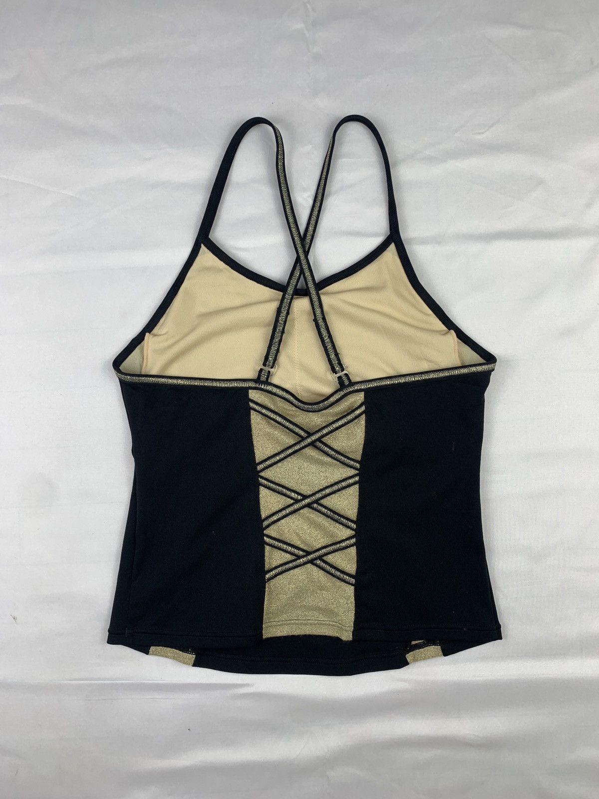 Japanese Brand y2k Da Miss Japan Fitted Beach Swim Cross Lace Up Tank Top Size S / US 4 / IT 40 - 4 Thumbnail