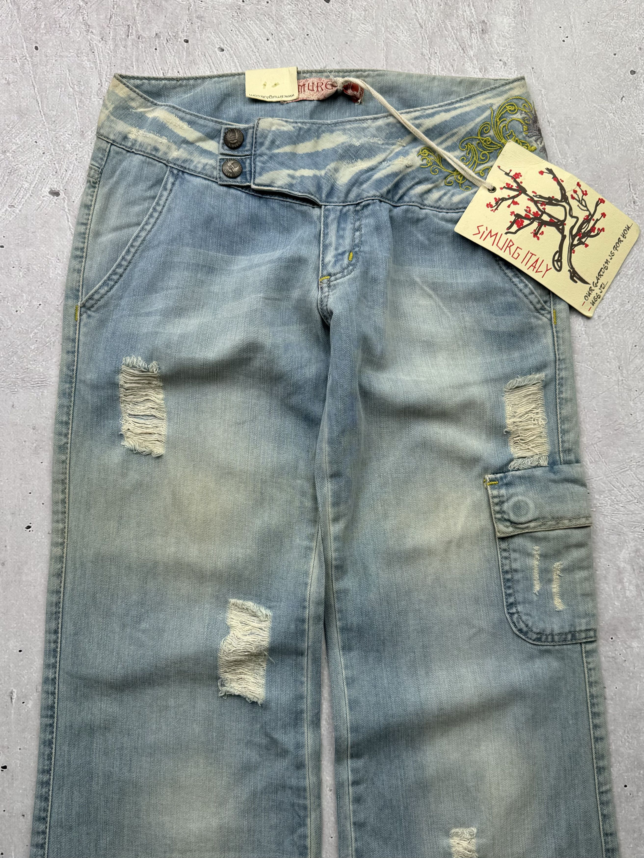 Vintage Vintage Flared Jeans Size 27" / US 4 / IT 40 - 2 Thumbnail
