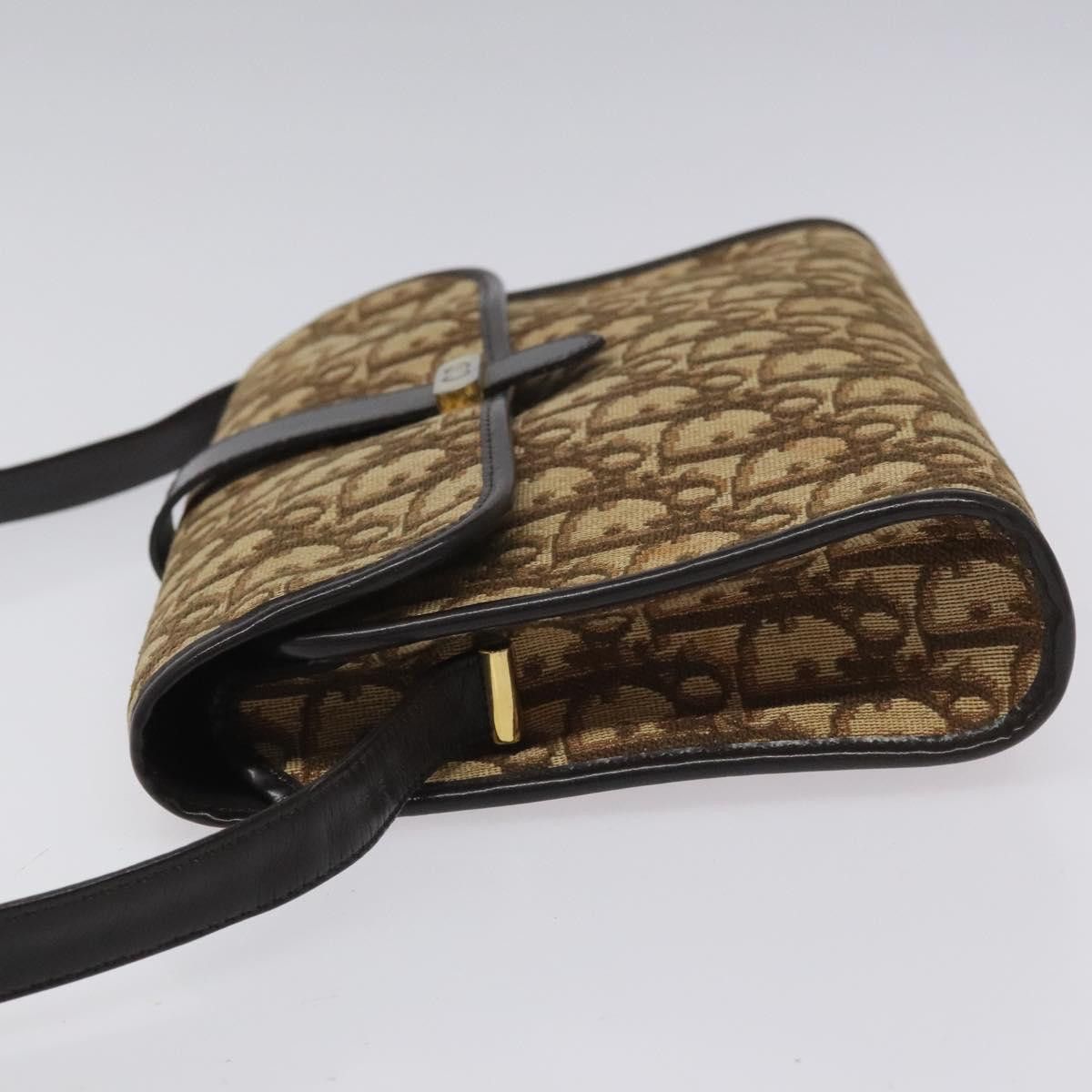 Dior DIOR Trotter Canvas Shoulder Bag Brown Size ONE SIZE - 5 Thumbnail