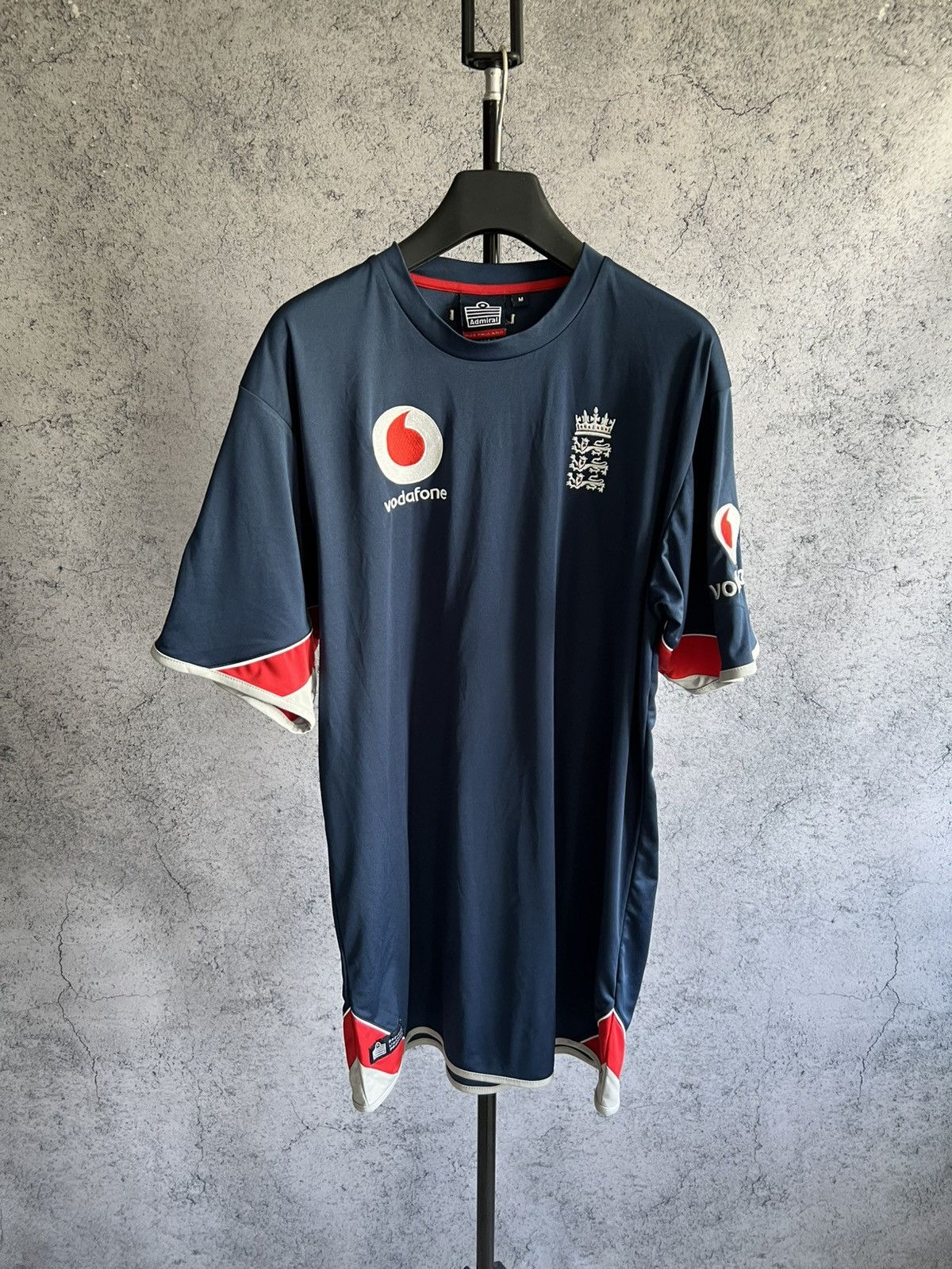 Vintage Vodafone England 2000s T-Shirt Admiral Jersey Soccer Size US M / EU 48-50 / 2 - 2 Thumbnail