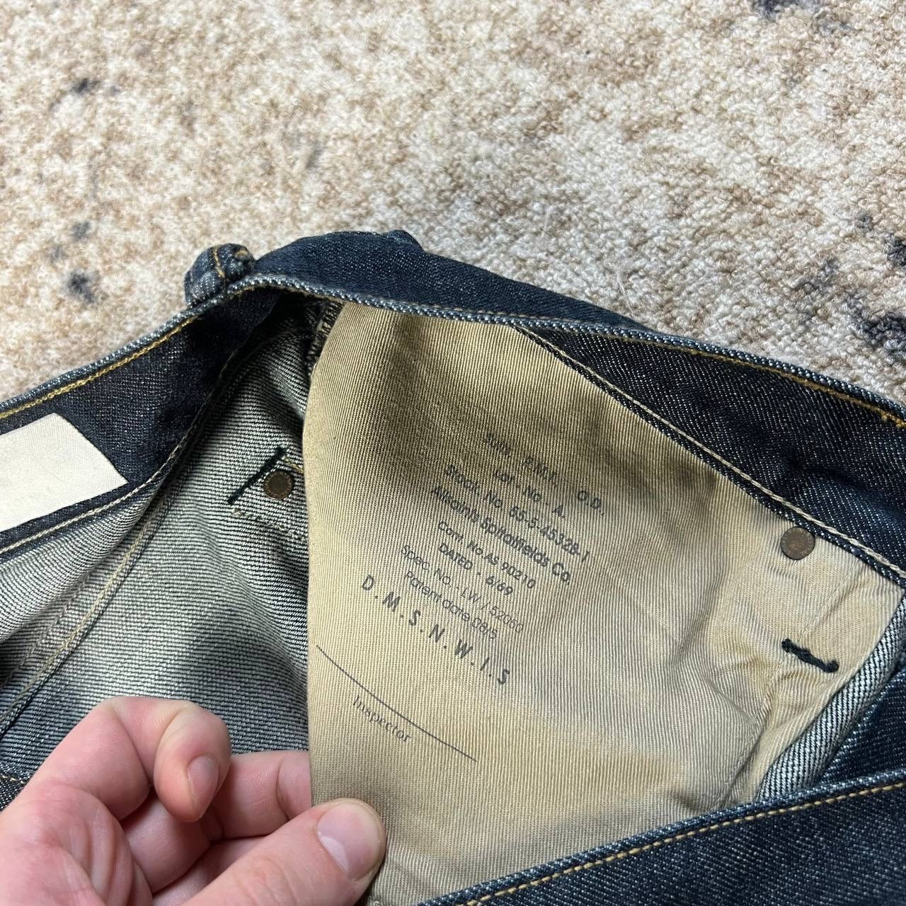 Allsaints Allsaints Spitalfield Japanese Style Denim Jeans Size US 34 / EU 50 - 6 Thumbnail