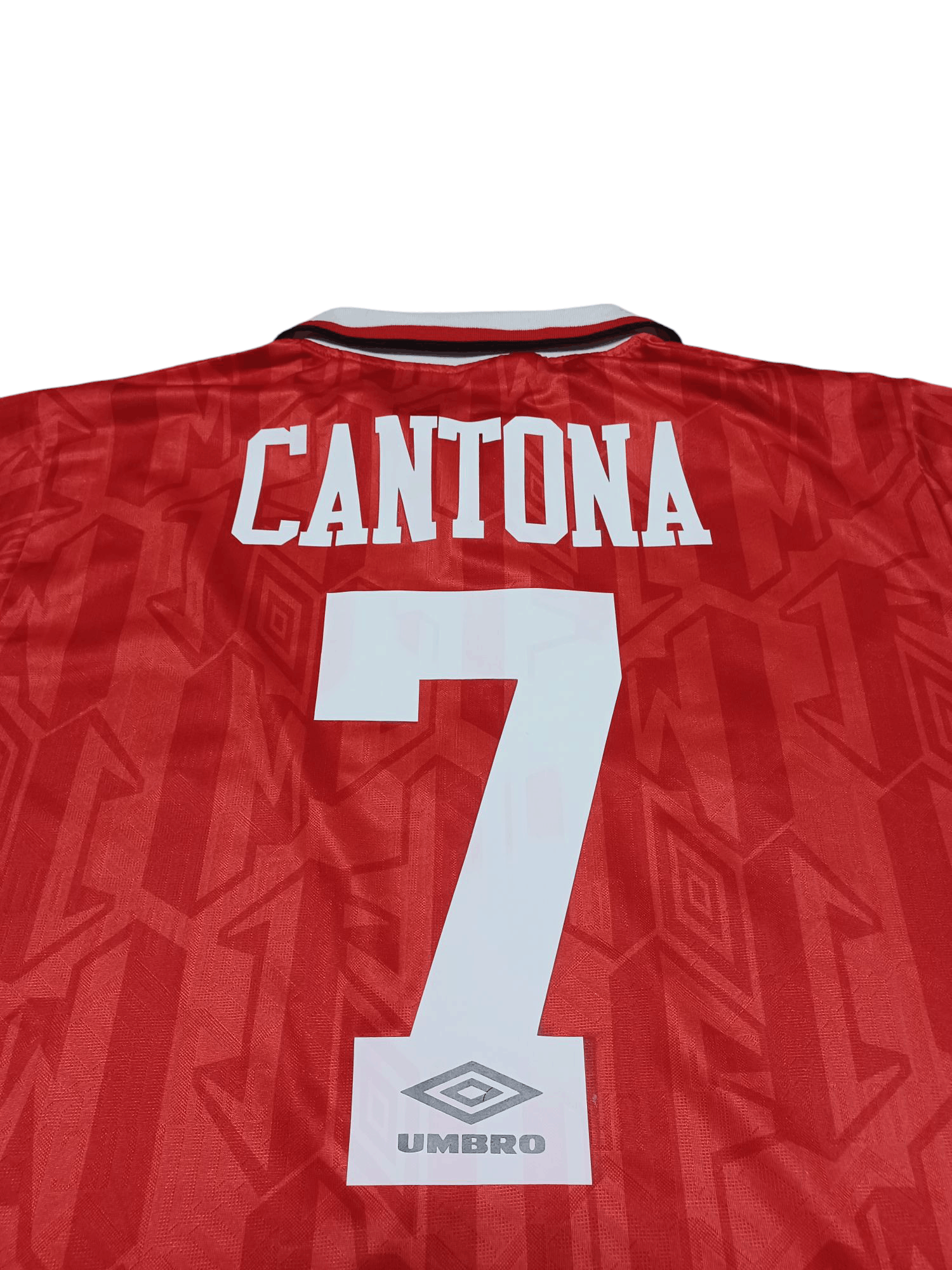 Umbro CANTONA MANCHESTER UNITED 1992 VINTAGE UMBRO SOCCER JERSEY Size US L / EU 52-54 / 3 - 4 Thumbnail