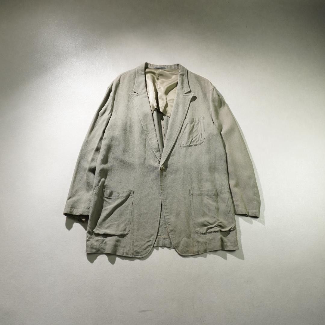Yohji Yamamoto Yohji Yamamoto 90s Y's for men single linen setup Size US M / EU 48-50 / 2 - 1 Thumbnail