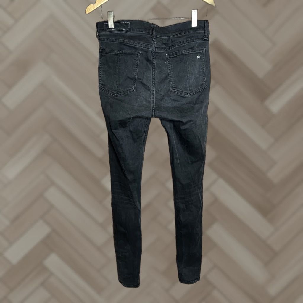 Rag & Bone rag & bone Jeans Skinny Women Black Stretch 28 Denim Regular 10 Inch Inseam 30 inches 零 Size 28" / US 6 / IT 42 - 1 Thumbnail