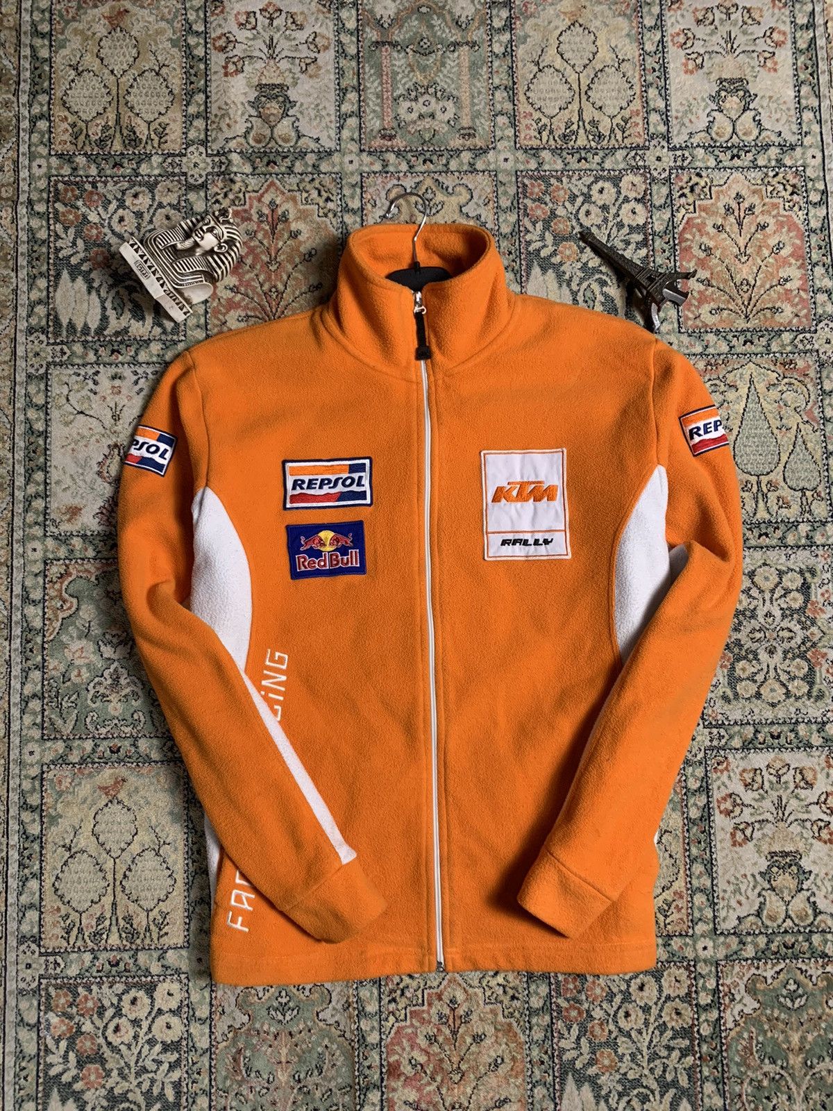 Other Vintage KTM Racing Moto Red Bull logo fleece jacket Size US M / EU 48-50 / 2 - 1 Thumbnail