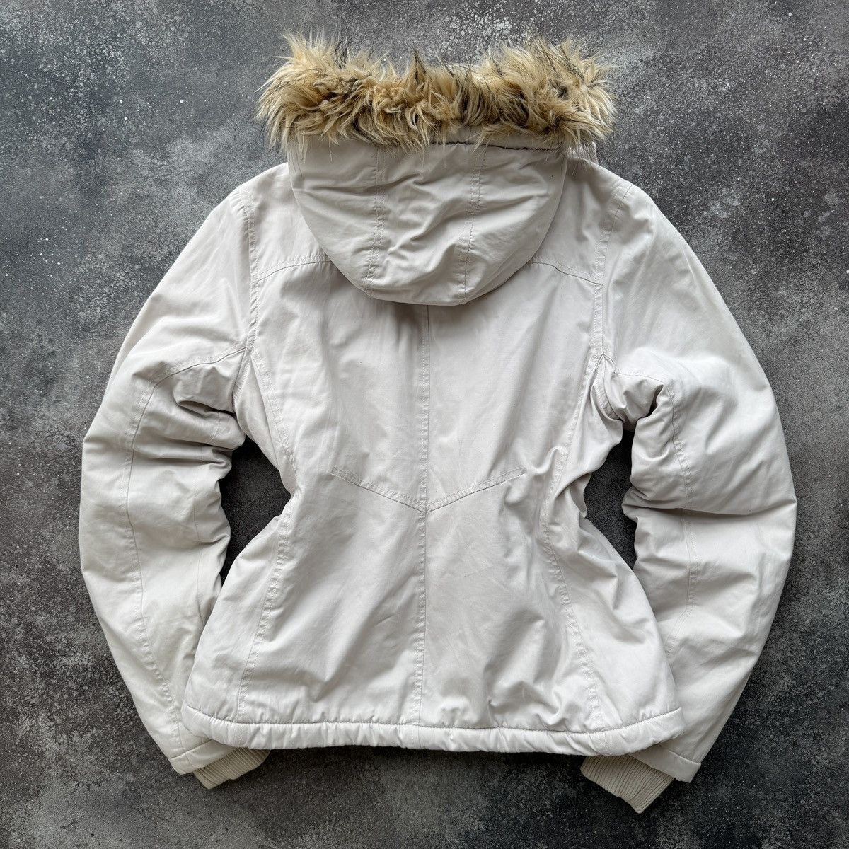 Bench Bench Vintage Y2K Faux Fur Hooded Gorpcore Jacket Size L / US 10 / IT 46 - 9 Thumbnail