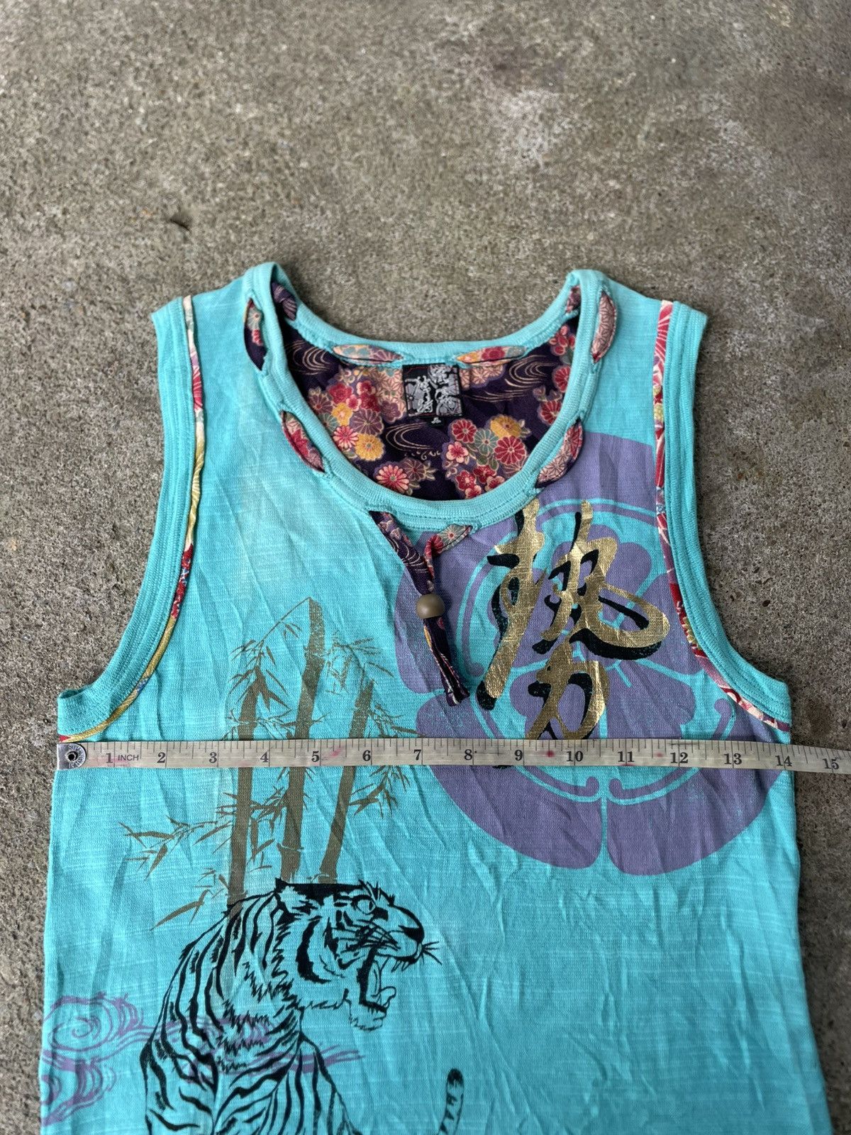 Japanese Brand Y2K Japanese Brand Traditional Sukajan Tanktop Art Tiger Size US S / EU 44-46 / 1 - 9 Thumbnail