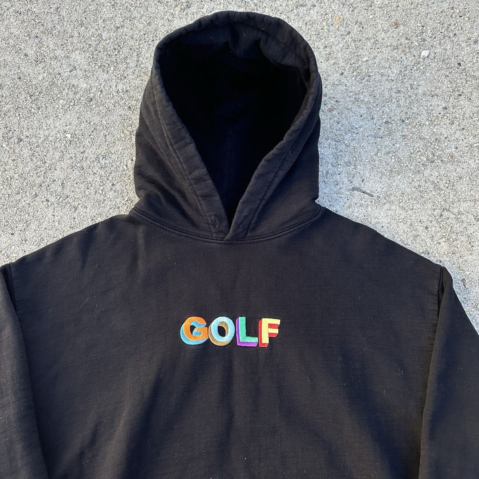 Golf Wang × Tyler The Creator Golf Wang 3D Logo Black Hoodie Small Tyler the Creator Size US S / EU 44-46 / 1 - 1 Thumbnail
