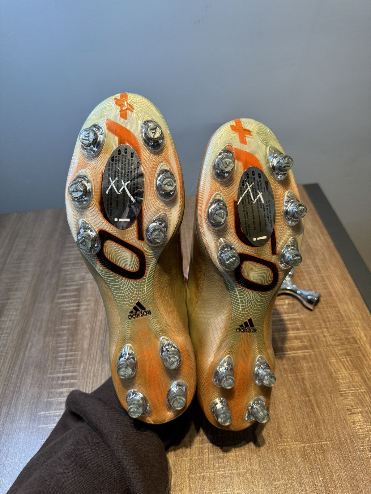 Adidas NEW 2006 Elite Adidas Sample Tunit F50 FG Size 9 US Pro Gold Size US 9 / EU 42 - 6 Thumbnail