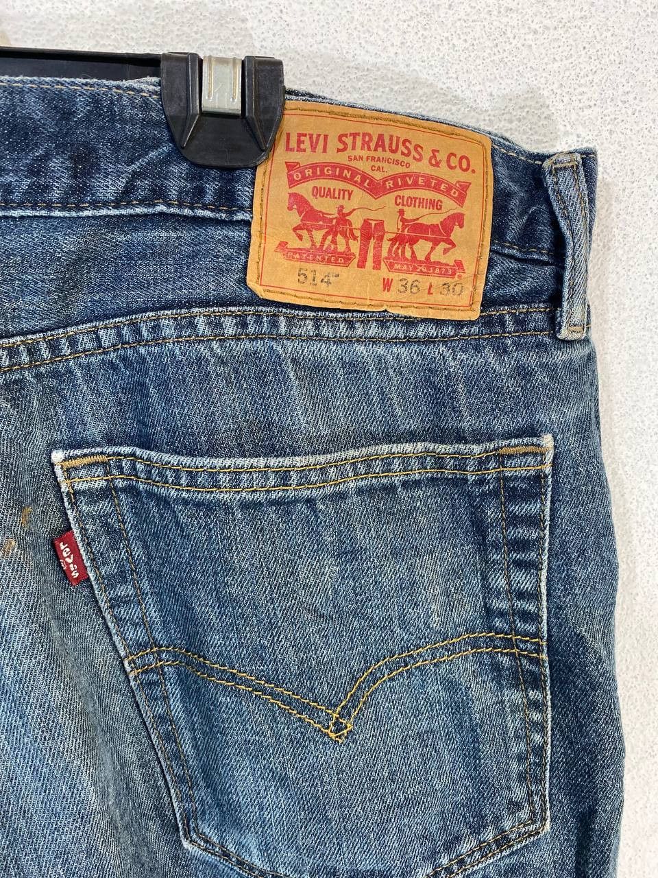 Levi's levis 514 nice faded design denim Size US 38 / EU 54 - 2 Thumbnail