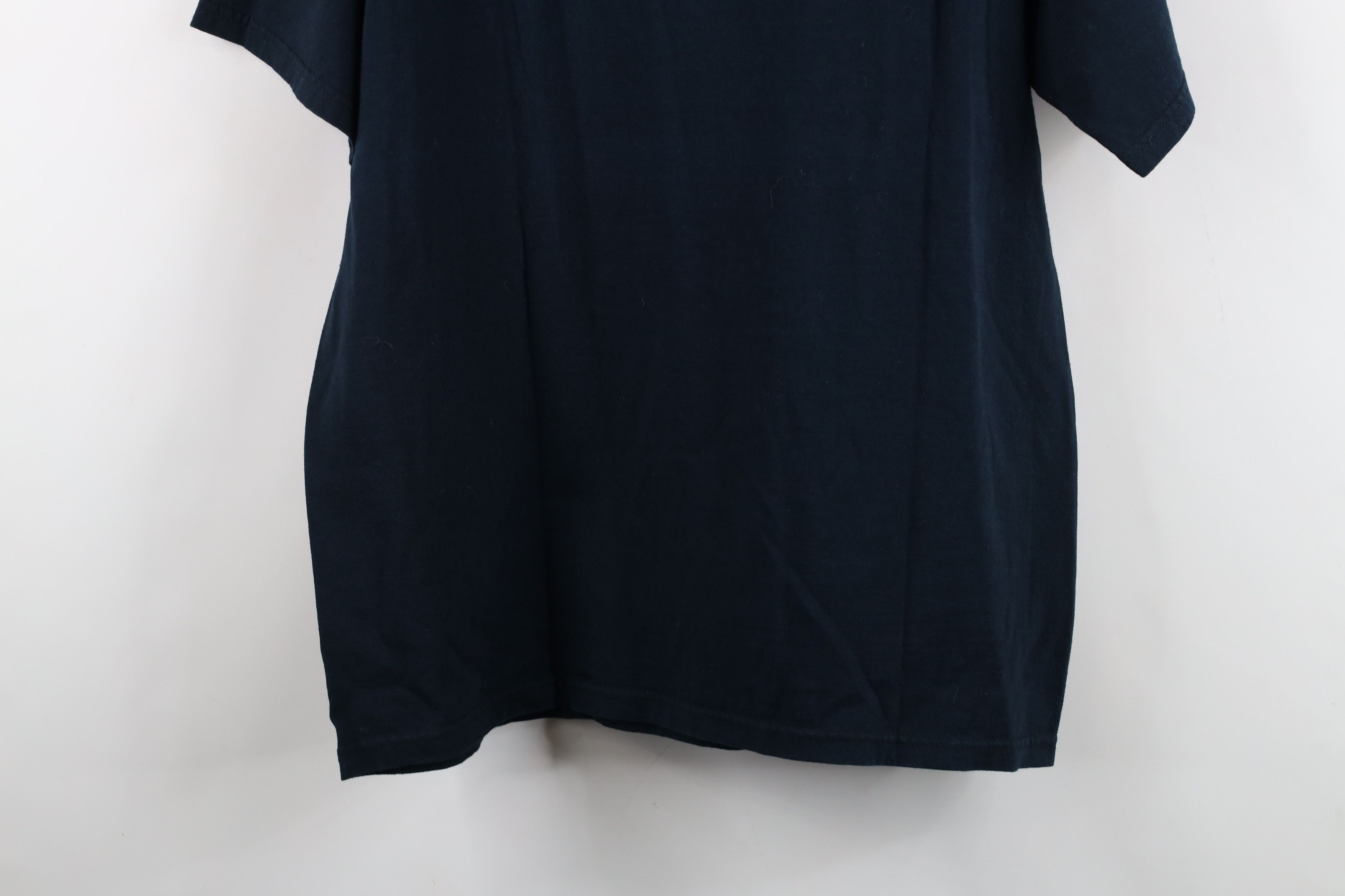 Vintage Vintage 90s Y2K Streetwear Blank Heavy Cotton T-Shirt Black Size US L / EU 52-54 / 3 - 15 Thumbnail