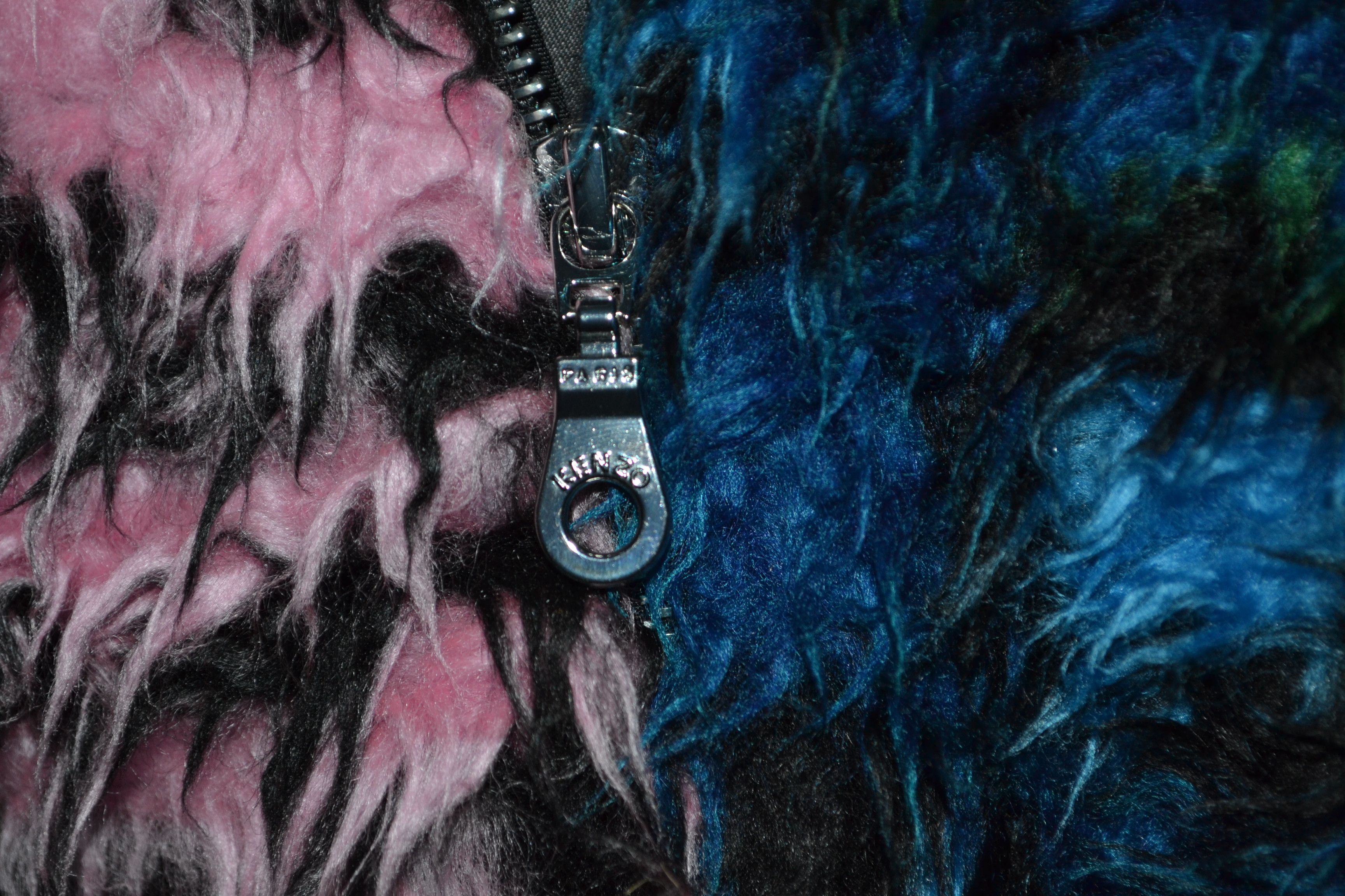 H&M × Kenzo Kenzo x H&M SS16 Full Zip Fur Tiger Fleece Hooded Jacket Size US S / EU 44-46 / 1 - 8 Thumbnail