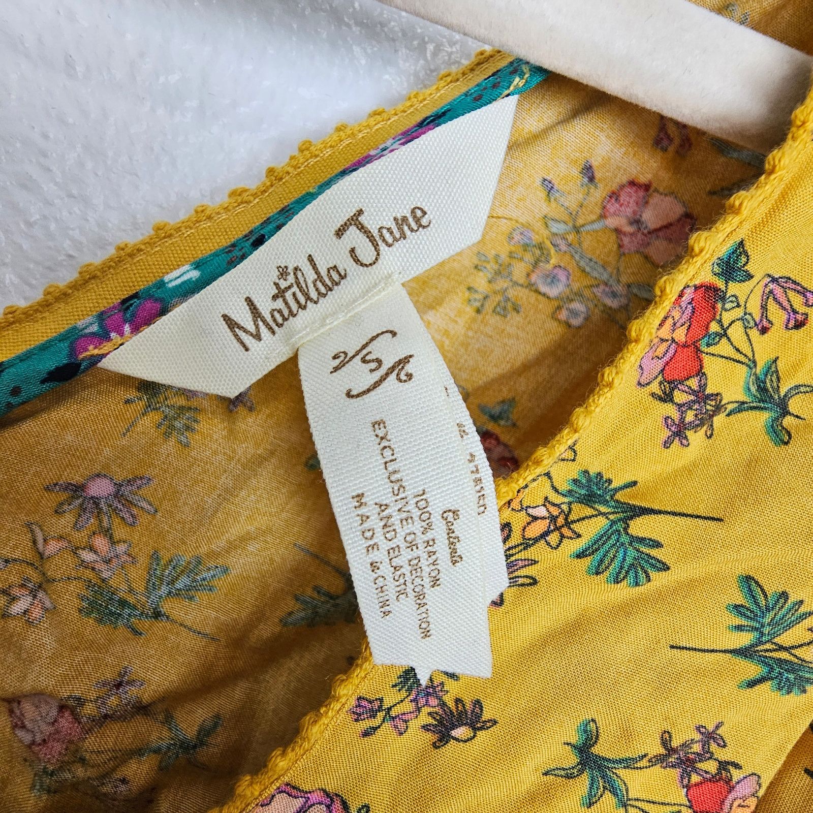 Matisse Matilda Jane Brilliant Daydream Fantasy Floral Sun Dress S Size S / US 4 / IT 40 - 7 Thumbnail